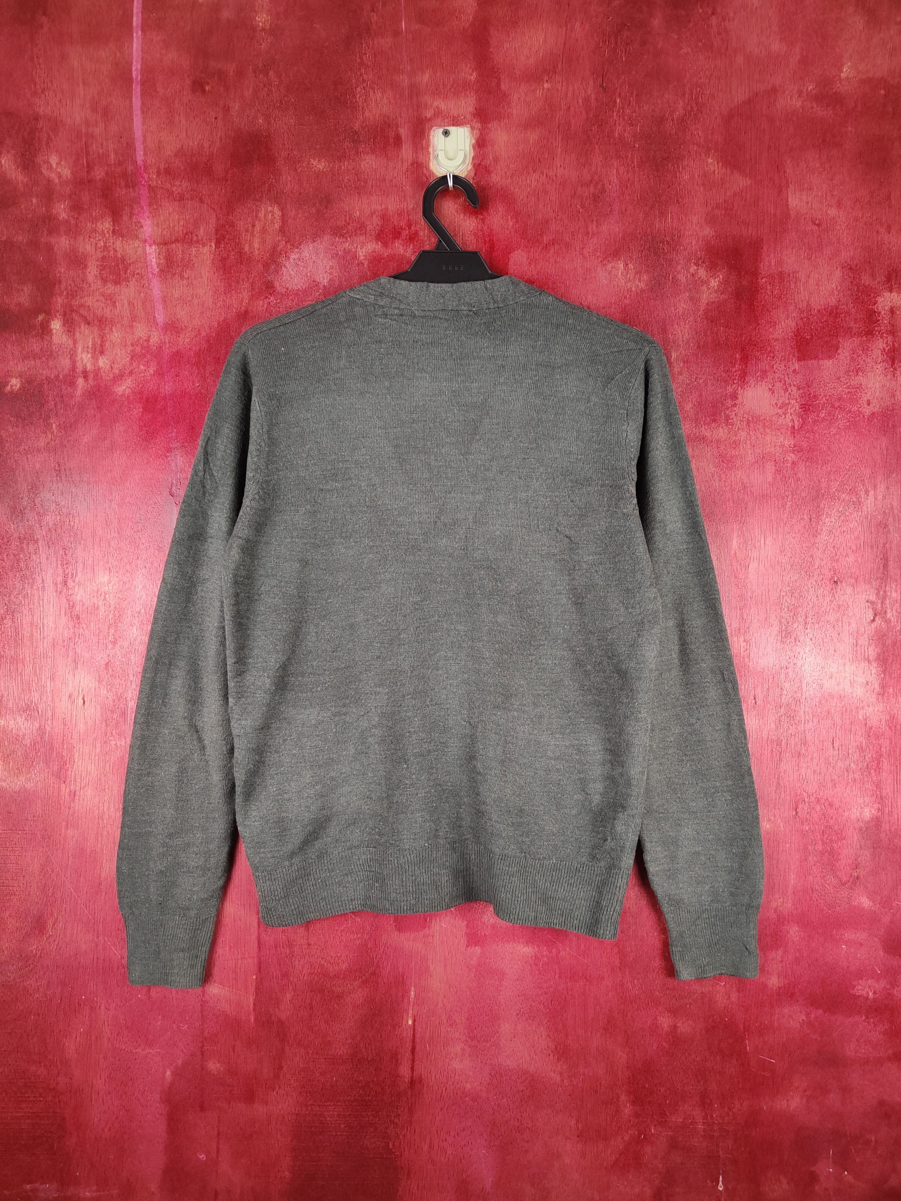 Japanese Brand Full Lite Dark Gray Knitwear Cardigan #S1064 Size M / US 6-8 / IT 42-44 - 7 Thumbnail