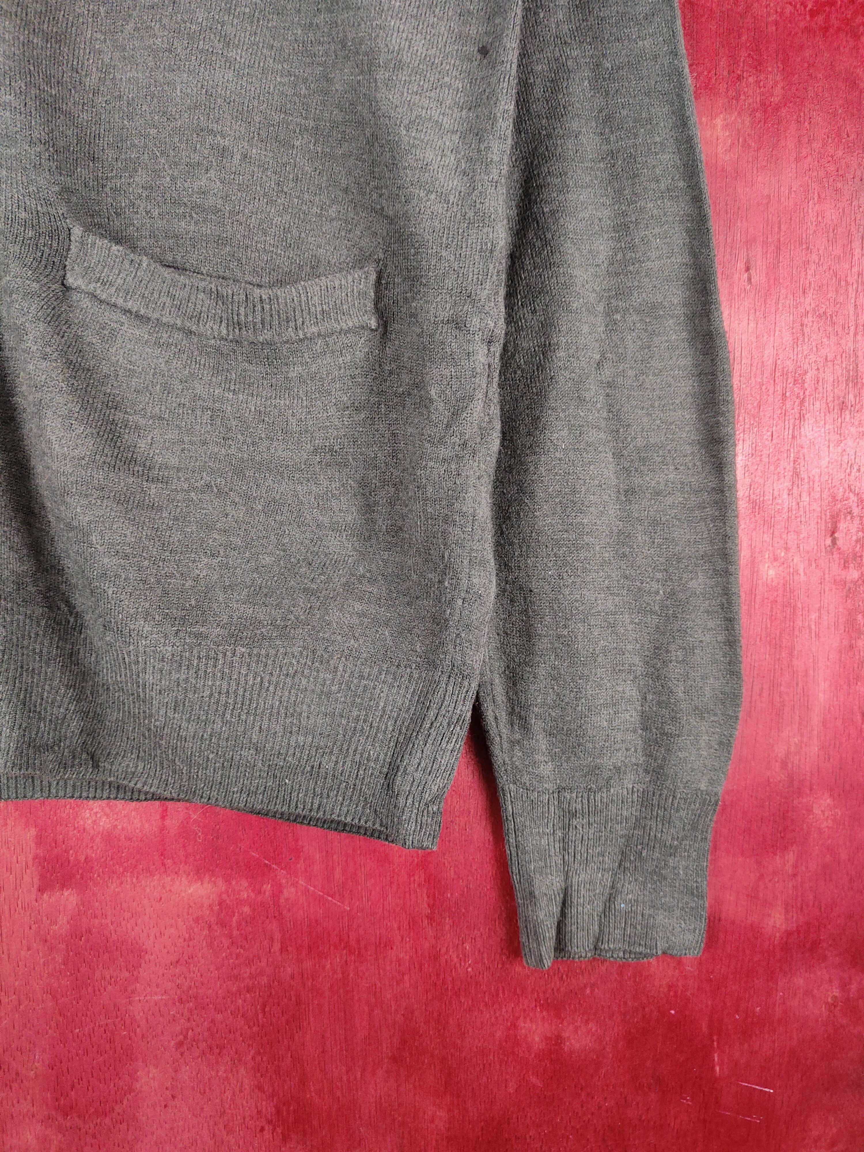 Japanese Brand Full Lite Dark Gray Knitwear Cardigan #S1064 Size M / US 6-8 / IT 42-44 - 6 Thumbnail