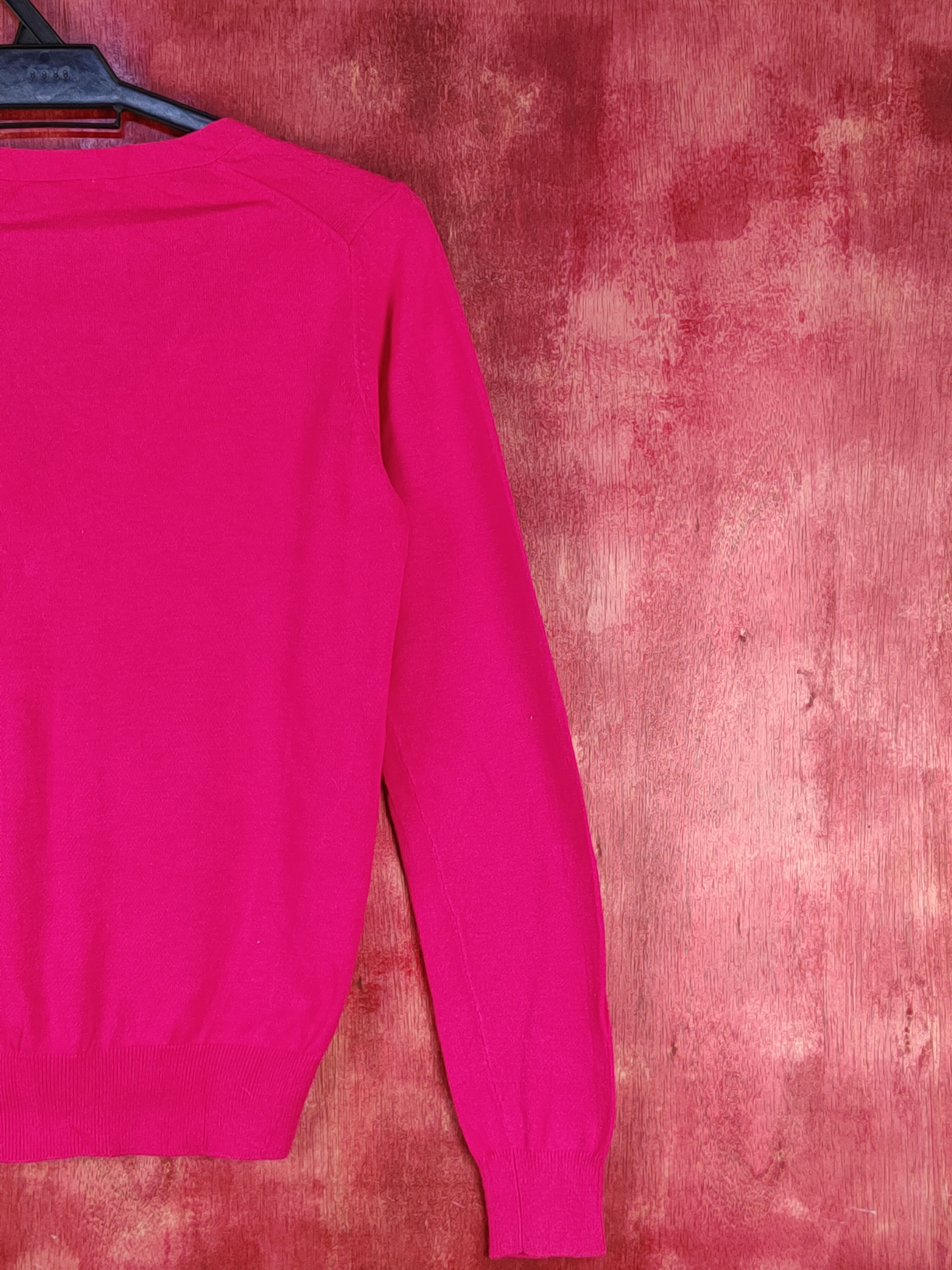 Japanese Brand × Uniqlo Uniqlo japan vintage Pink Knitwear Cardigan #S1066 Size S / US 4 / IT 40 - 7 Thumbnail