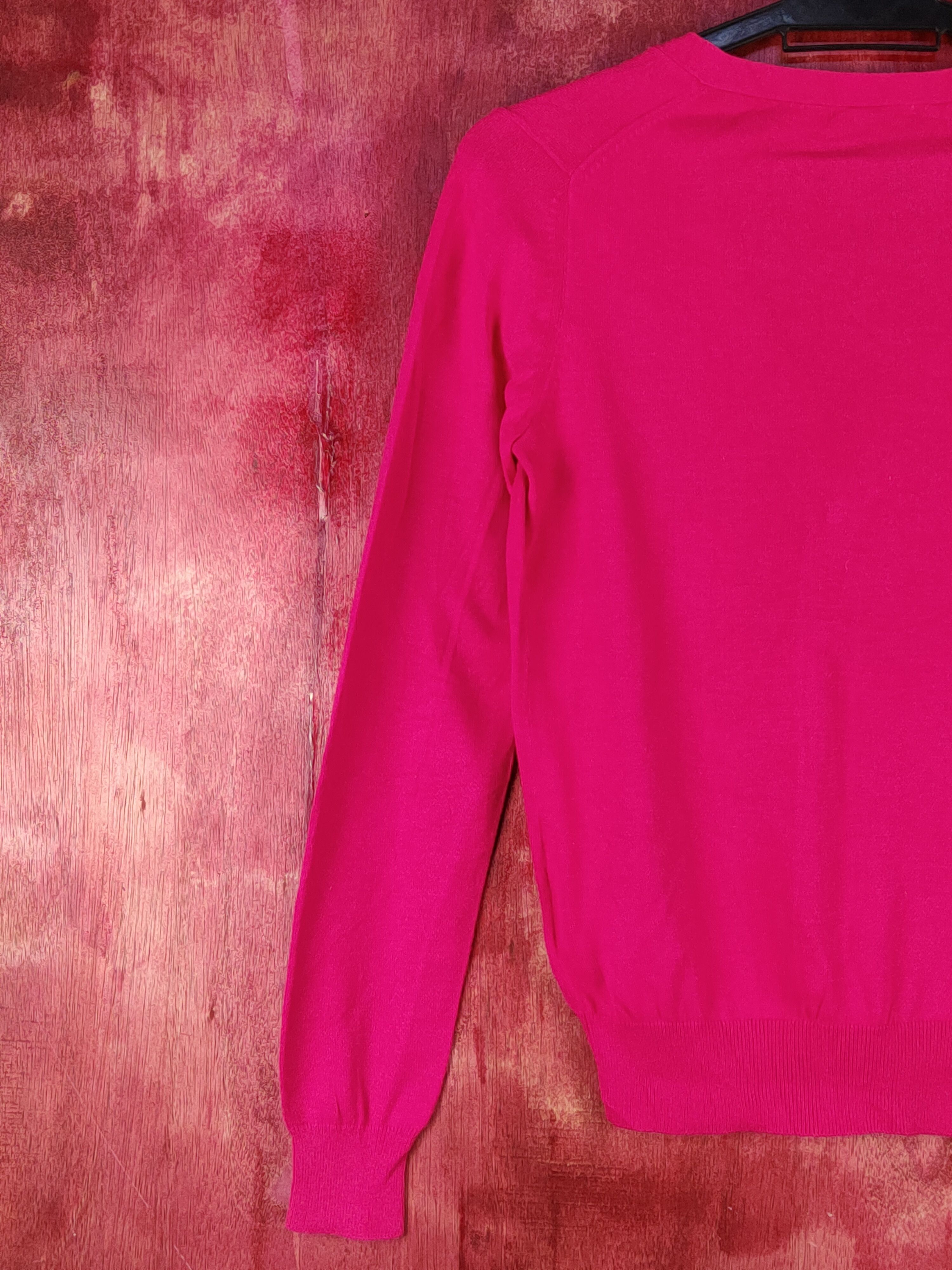Japanese Brand × Uniqlo Uniqlo japan vintage Pink Knitwear Cardigan #S1066 Size S / US 4 / IT 40 - 6 Thumbnail