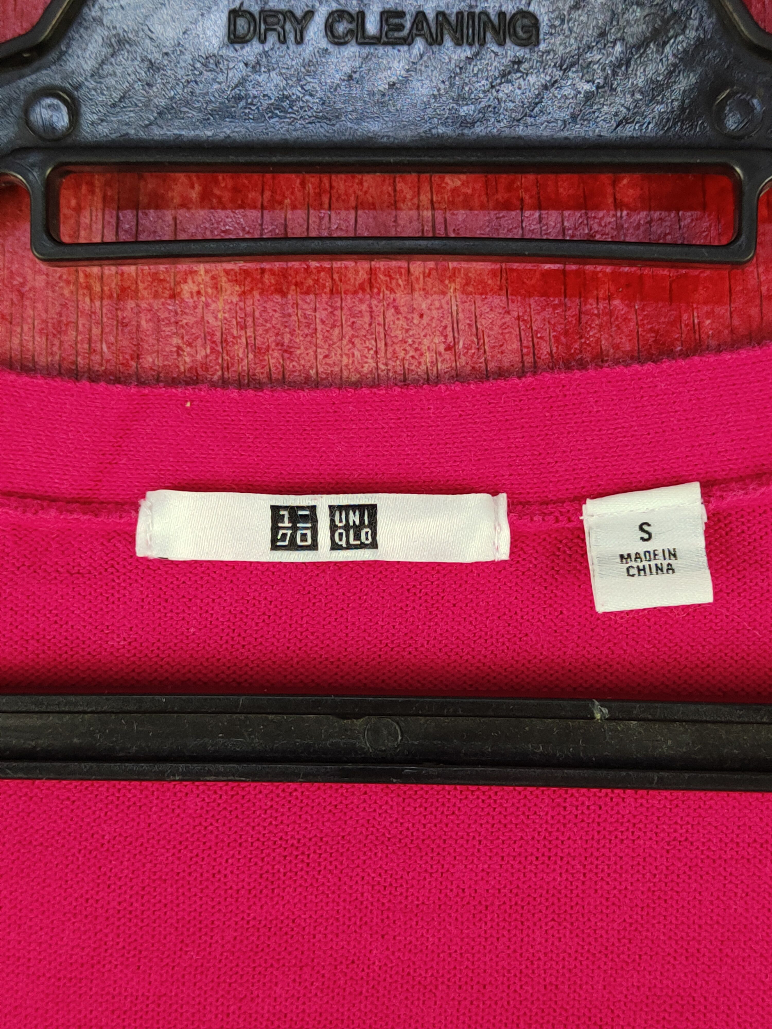 Japanese Brand × Uniqlo Uniqlo japan vintage Pink Knitwear Cardigan #S1066 Size S / US 4 / IT 40 - 8 Thumbnail