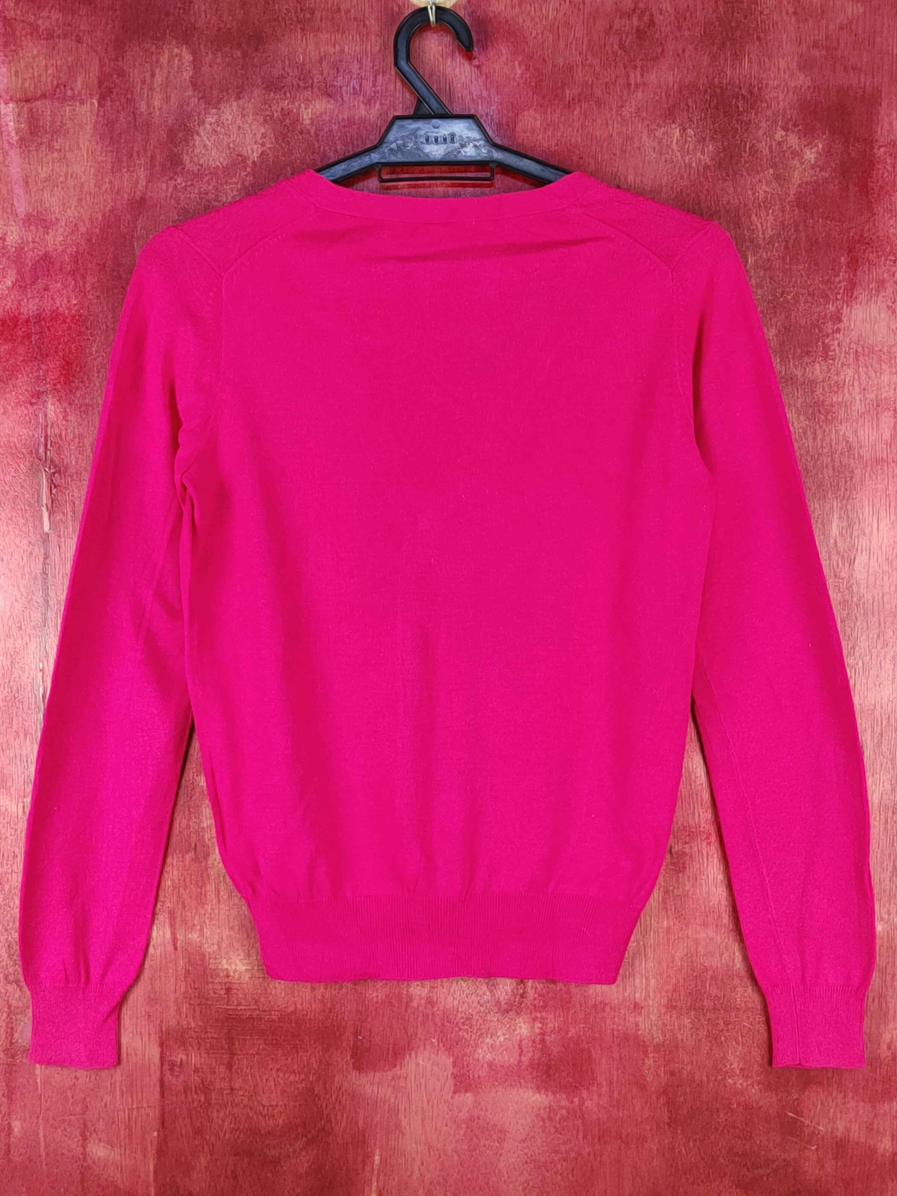 Japanese Brand × Uniqlo Uniqlo japan vintage Pink Knitwear Cardigan #S1066 Size S / US 4 / IT 40 - 5 Thumbnail