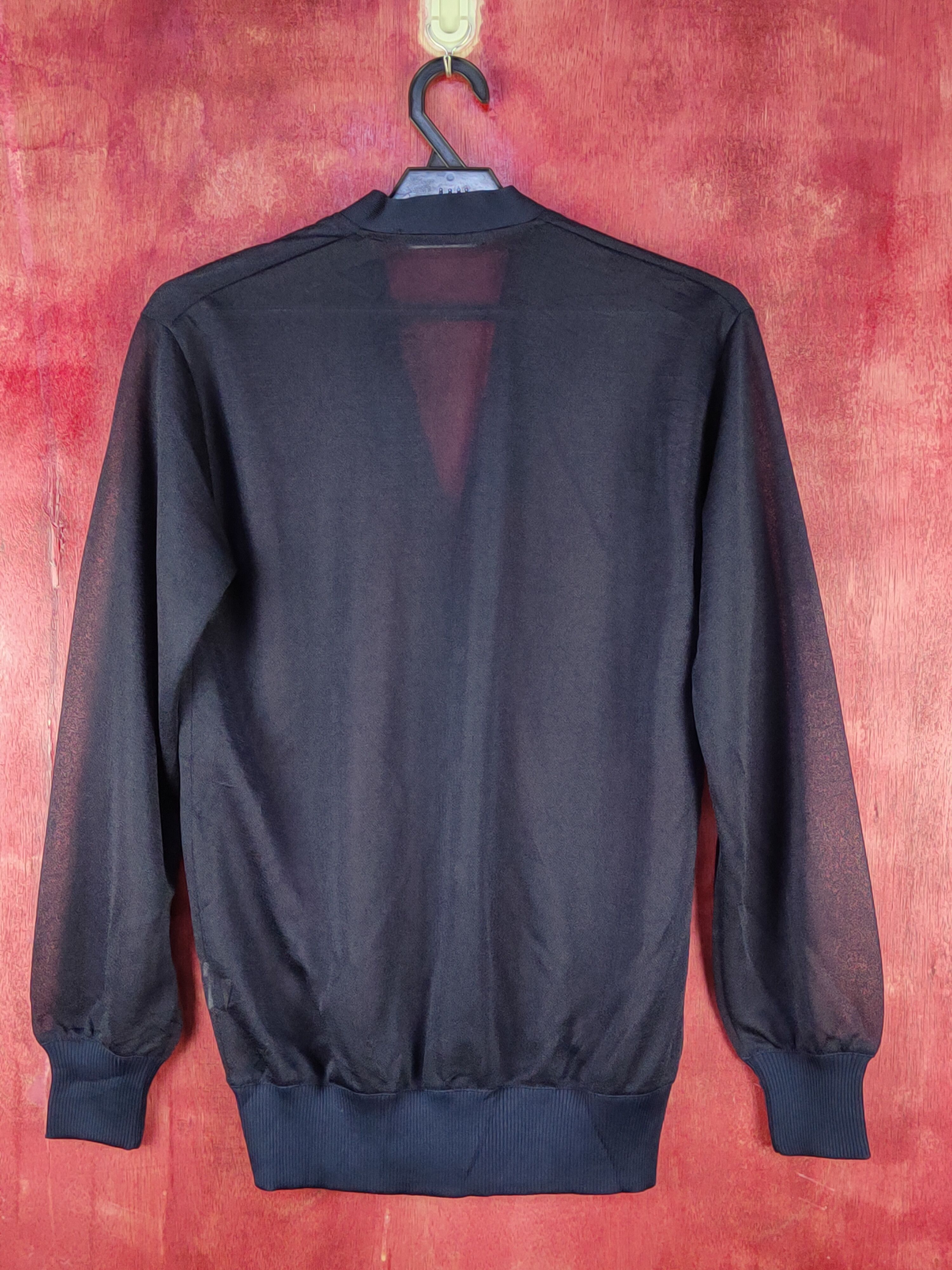 Japanese Brand Astec Live Navy Crochet Meshnet Knitwear Cardigan #S1068 Size M / US 6-8 / IT 42-44 - 5 Thumbnail