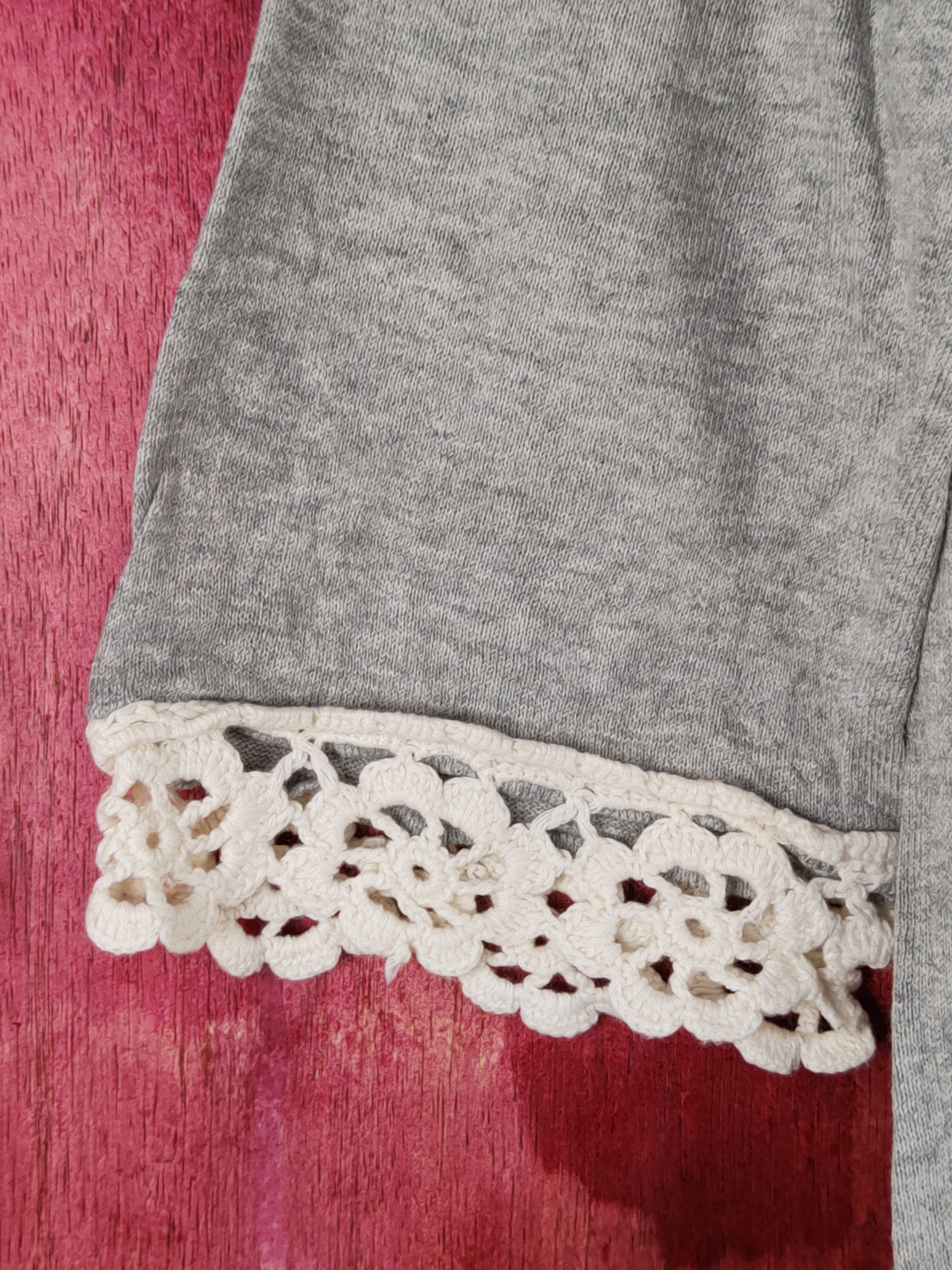 Japanese Brand × Vintage Earth Music & Ecology Gray Knitwear Cardigan #S1070 Size S / US 4 / IT 40 - 4 Thumbnail