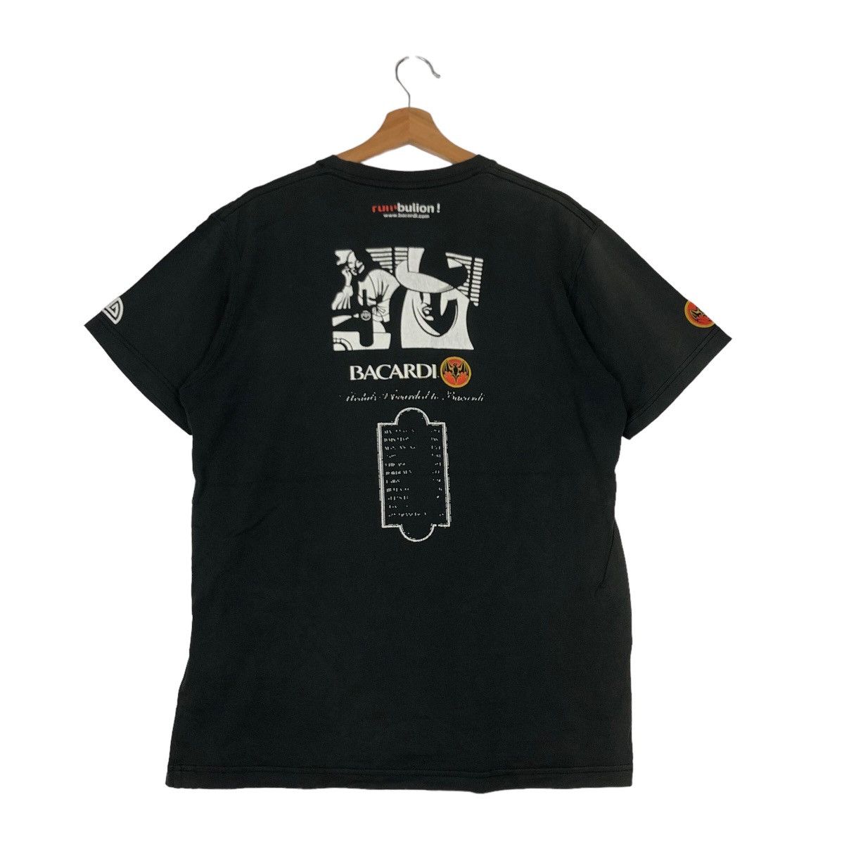 Japanese Brand 🔥RARE STYLE PUNK BACARDI JAPAN BIG LOGO TEE Size US XL / EU 56 / 4 - 7 Thumbnail