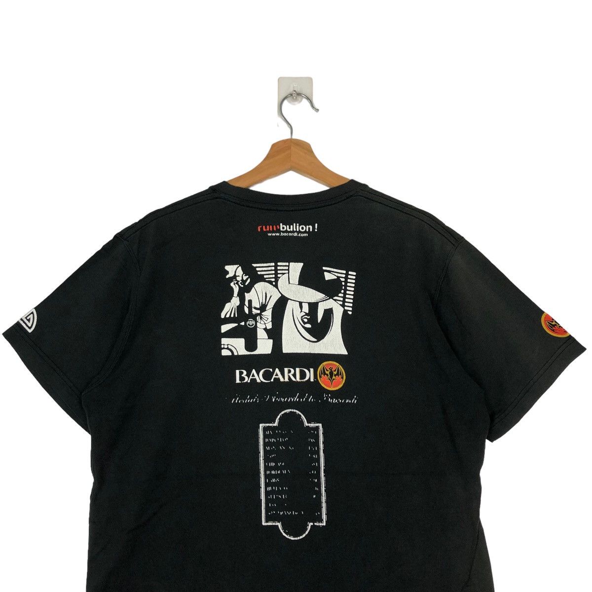 Japanese Brand 🔥RARE STYLE PUNK BACARDI JAPAN BIG LOGO TEE Size US XL / EU 56 / 4 - 8 Thumbnail
