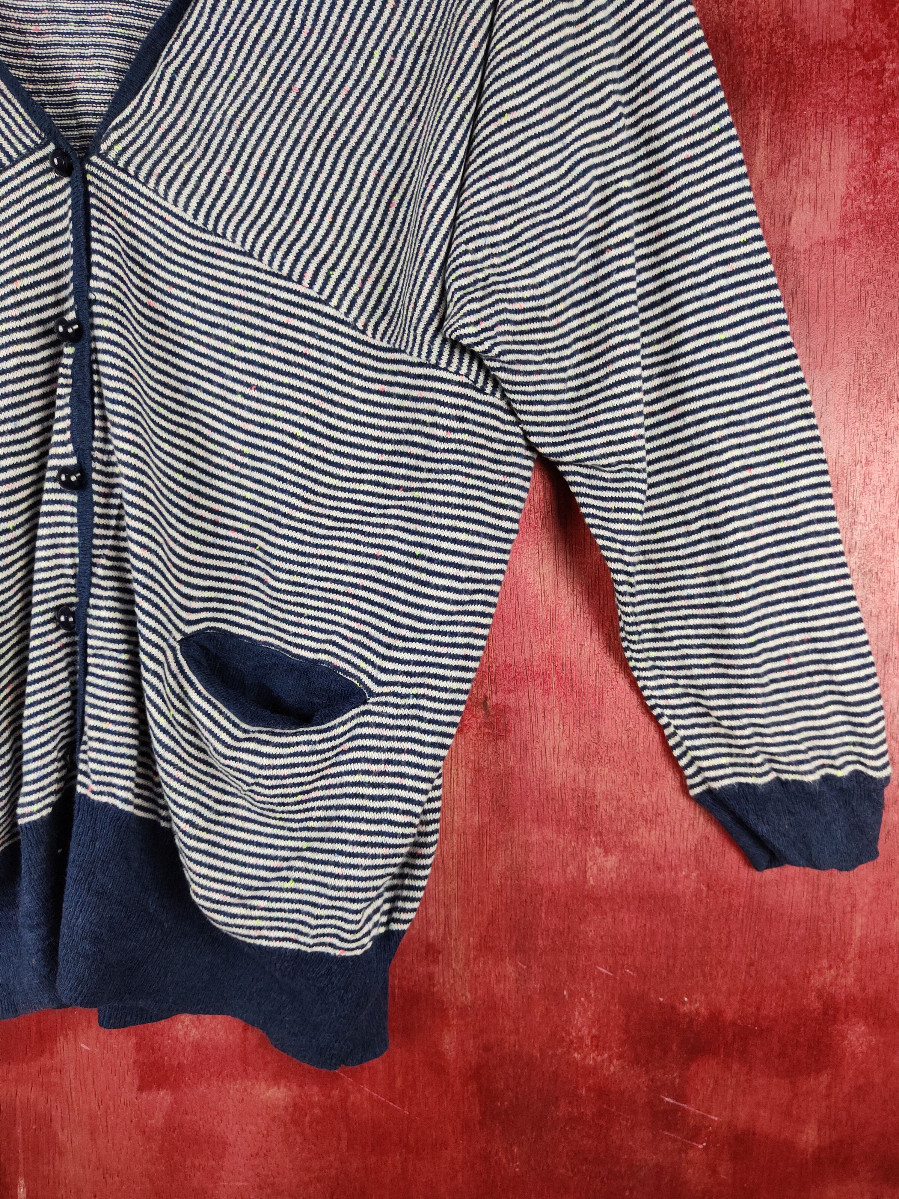 Japanese Brand × LOWRYS FARM Lowrys Farm Dark Blue Knitwear Cardigan #S1072 Size M / US 6-8 / IT 42-44 - 6 Thumbnail