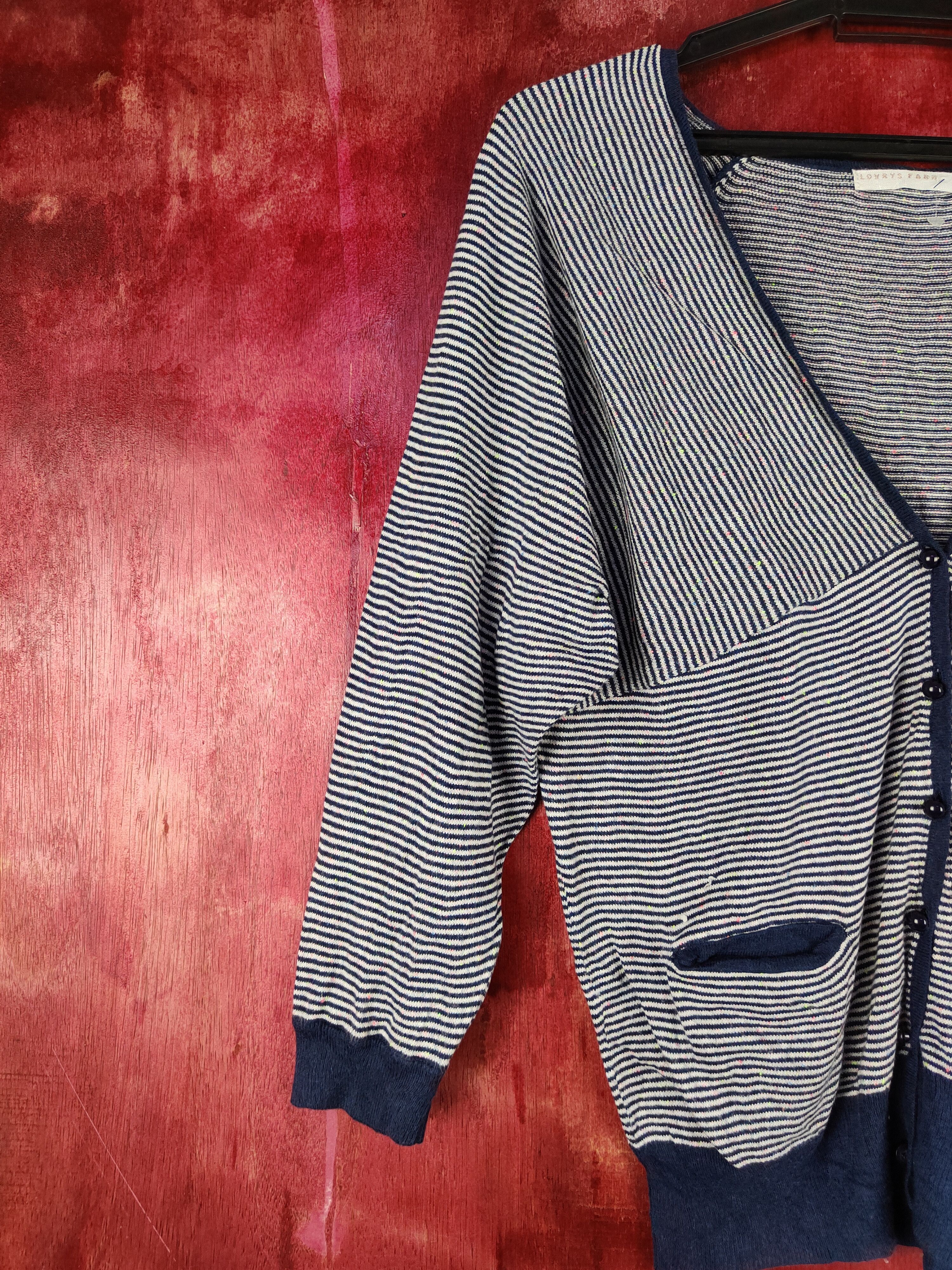 Japanese Brand × LOWRYS FARM Lowrys Farm Dark Blue Knitwear Cardigan #S1072 Size M / US 6-8 / IT 42-44 - 3 Thumbnail