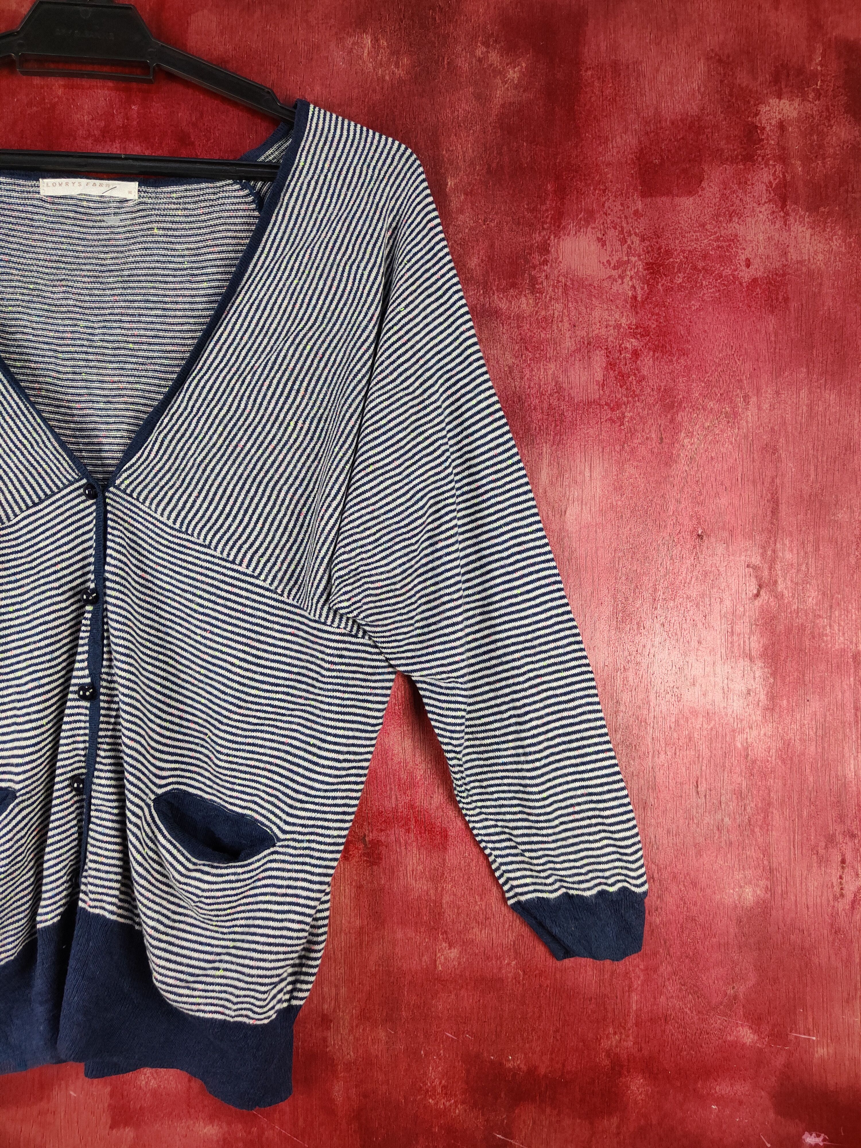 Japanese Brand × LOWRYS FARM Lowrys Farm Dark Blue Knitwear Cardigan #S1072 Size M / US 6-8 / IT 42-44 - 5 Thumbnail