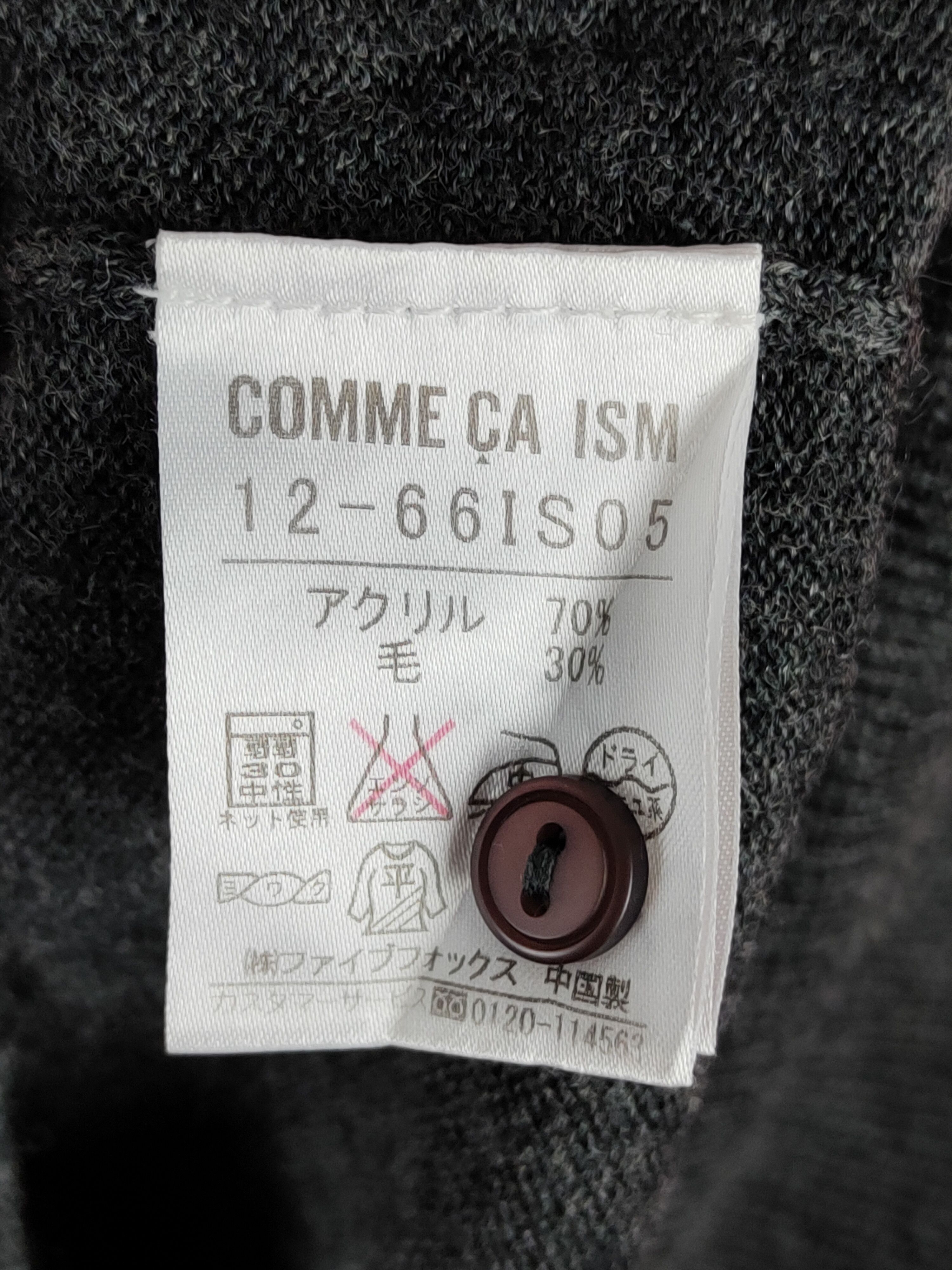 Comme Ca Ism Comme Ca Ism Dark Gray Knitwear Cardigan #S1075 Size L / US 10 / IT 46 - 9 Thumbnail
