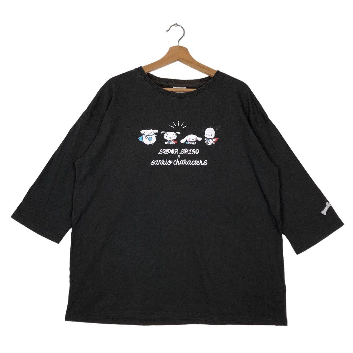 🔥90’s Rare Japan Cartoon Big Logo Super Shiro X Sanrio