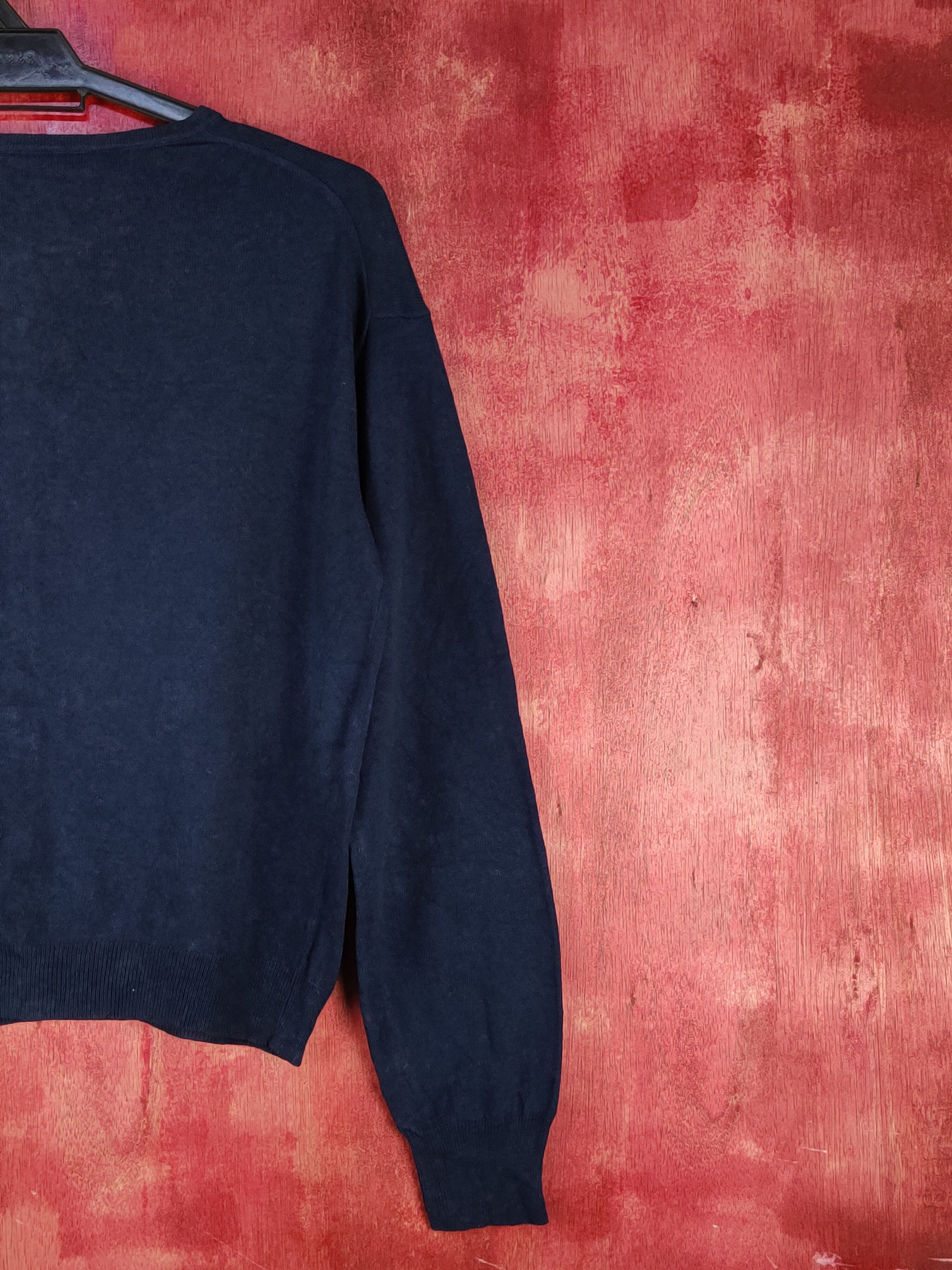 Japanese Brand Earth Mucis & Ecology Navy Knitwear Crop Tops #S1082 Size M / US 6-8 / IT 42-44 - 7 Thumbnail