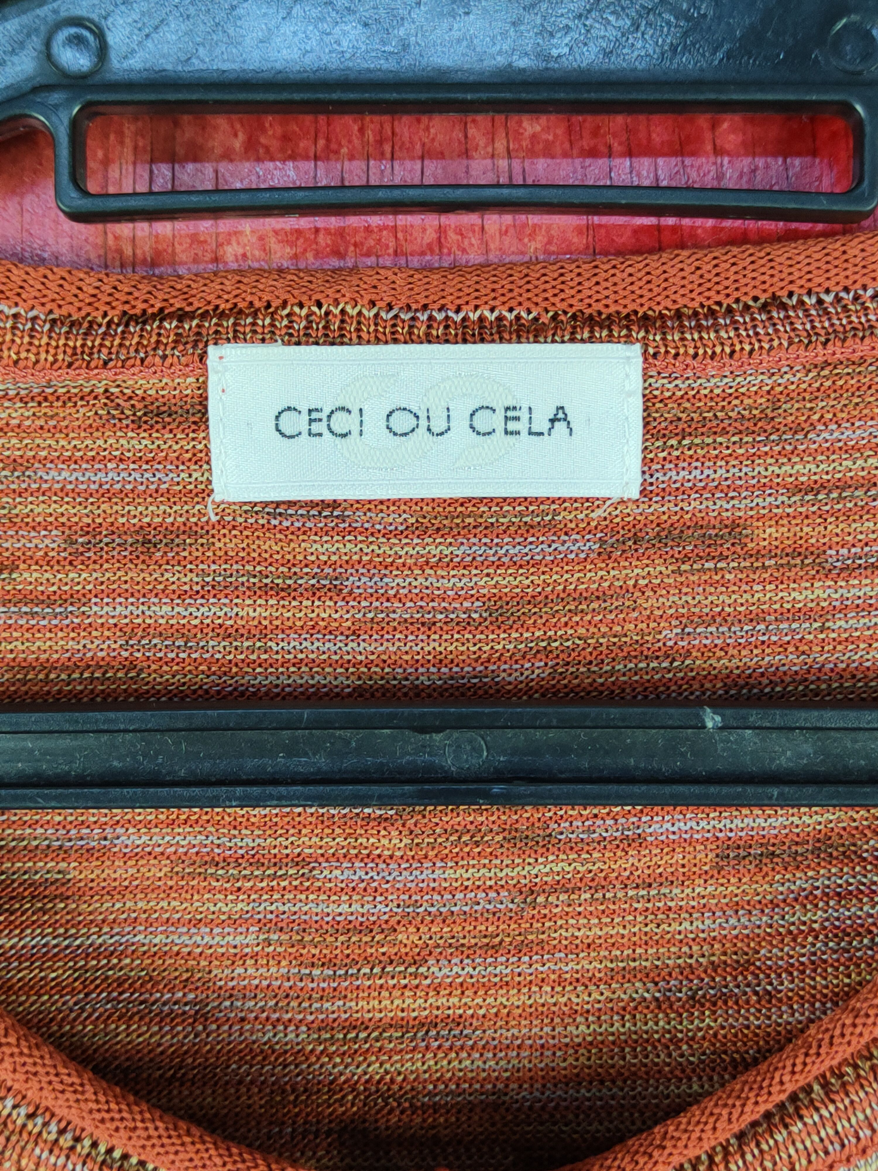 Japanese Brand Ceci Ou Cela Brown vintage Knitwear Cardigan #S1084 Size M / US 6-8 / IT 42-44 - 8 Thumbnail