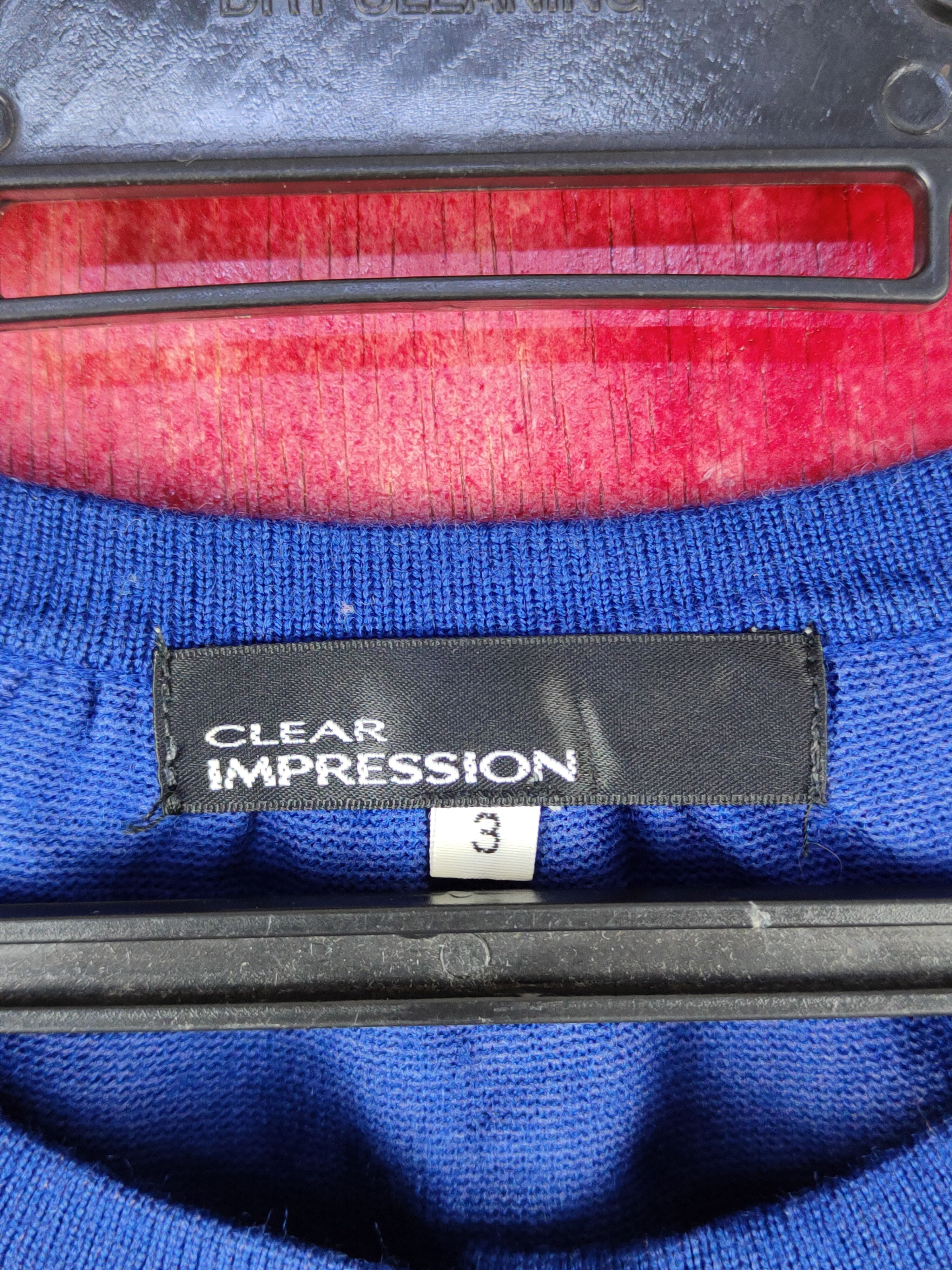 Japanese Brand Clear Impression Dark Blue Knitwear Cardigan #S1086 Size S / US 4 / IT 40 - 8 Thumbnail