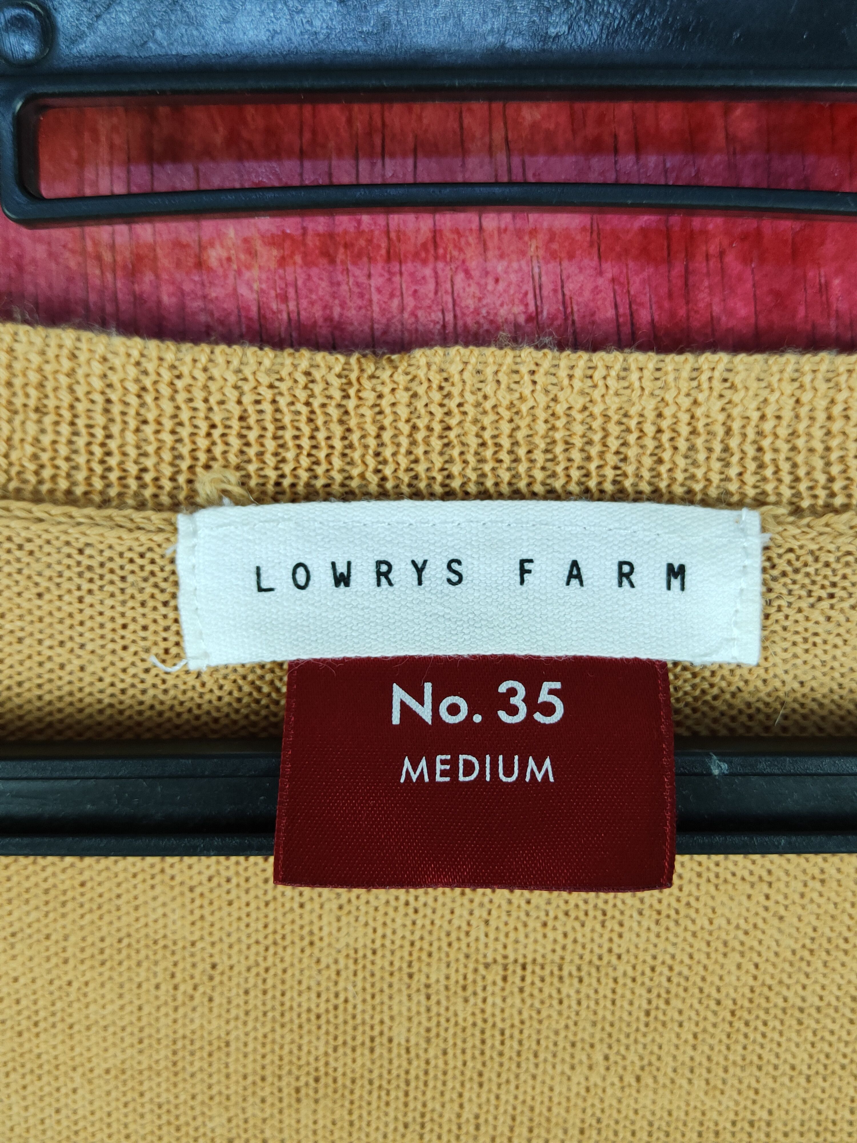 Japanese Brand Lowrys Farm Brown Stripe Knitwear Cardigan #S1088 Size M / US 6-8 / IT 42-44 - 8 Thumbnail