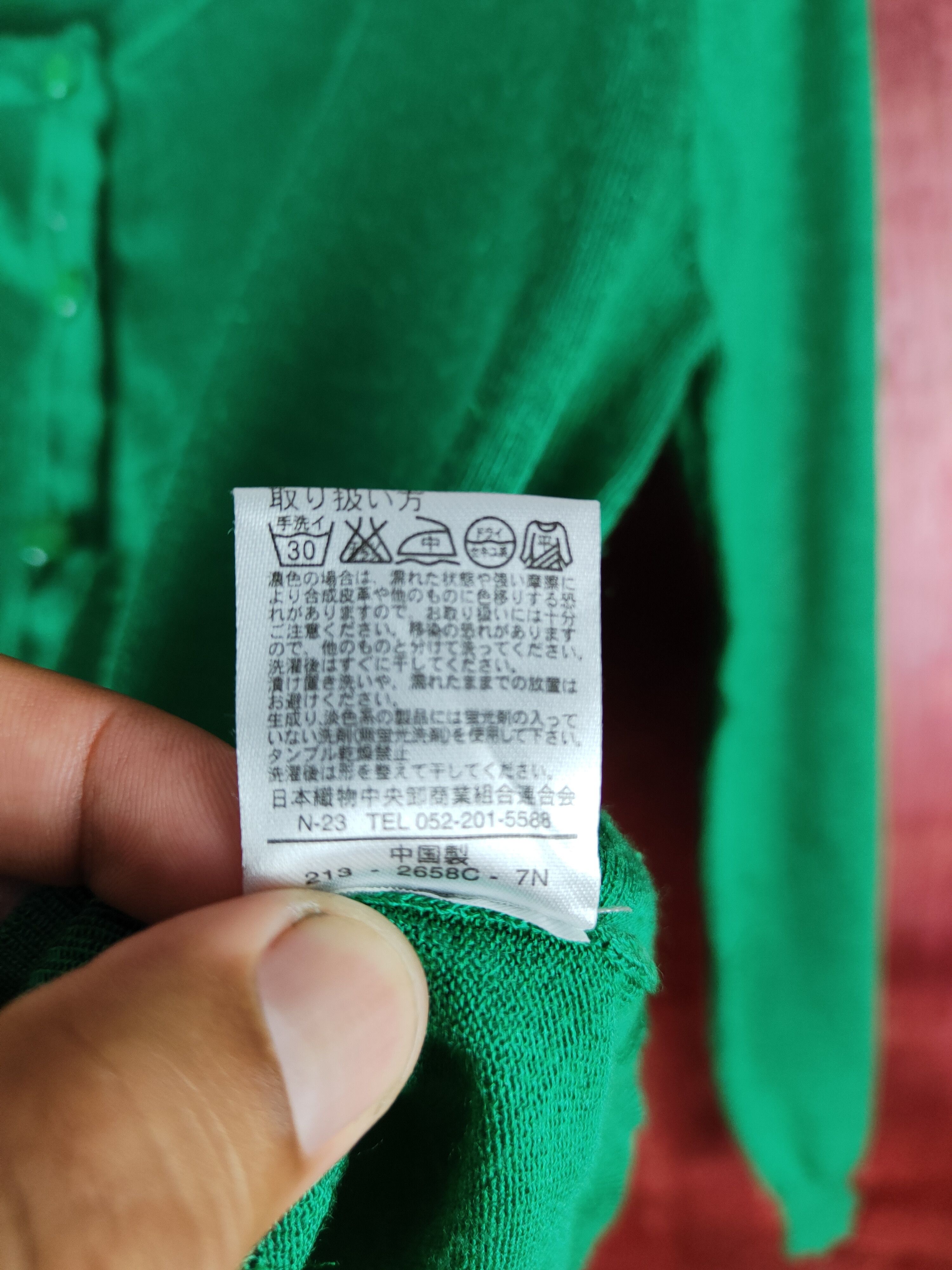 Japanese Brand Flow And Fixture Green Knitwear Cardigan #S1090 Size M / US 6-8 / IT 42-44 - 11 Thumbnail