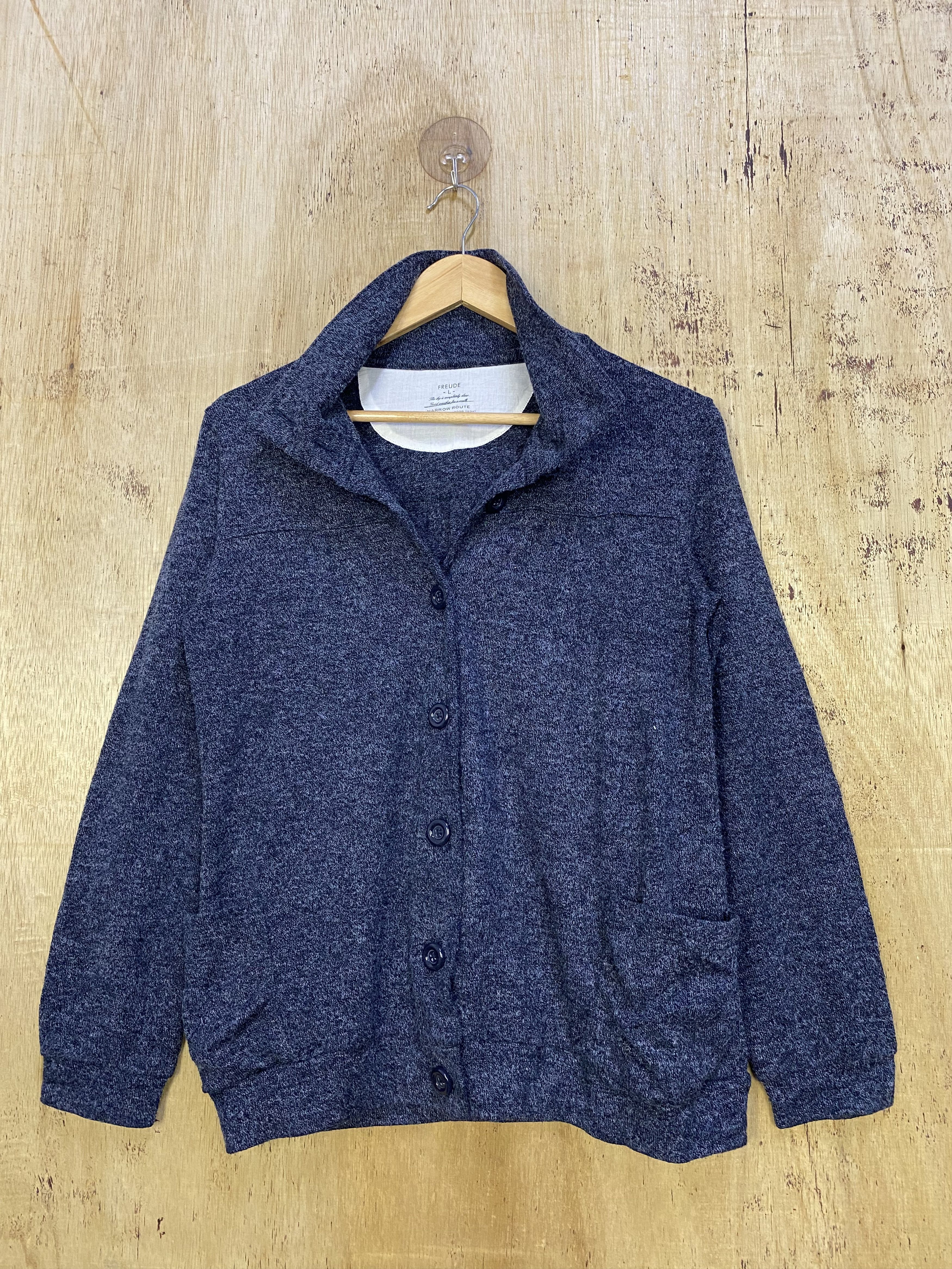 Aran Isles Knitwear Freude Large Japan Button-Up Knit Cardigan #4310 Size US L / EU 52-54 / 3 - 1 Thumbnail