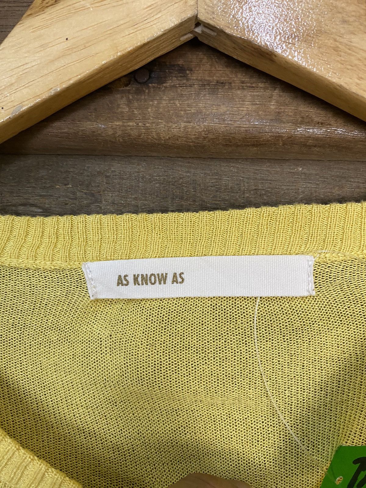 Homespun Knitwear As Know As Yellow crochet Cardigans Knitwear #7260 Size M / US 6-8 / IT 42-44 - 7 Thumbnail