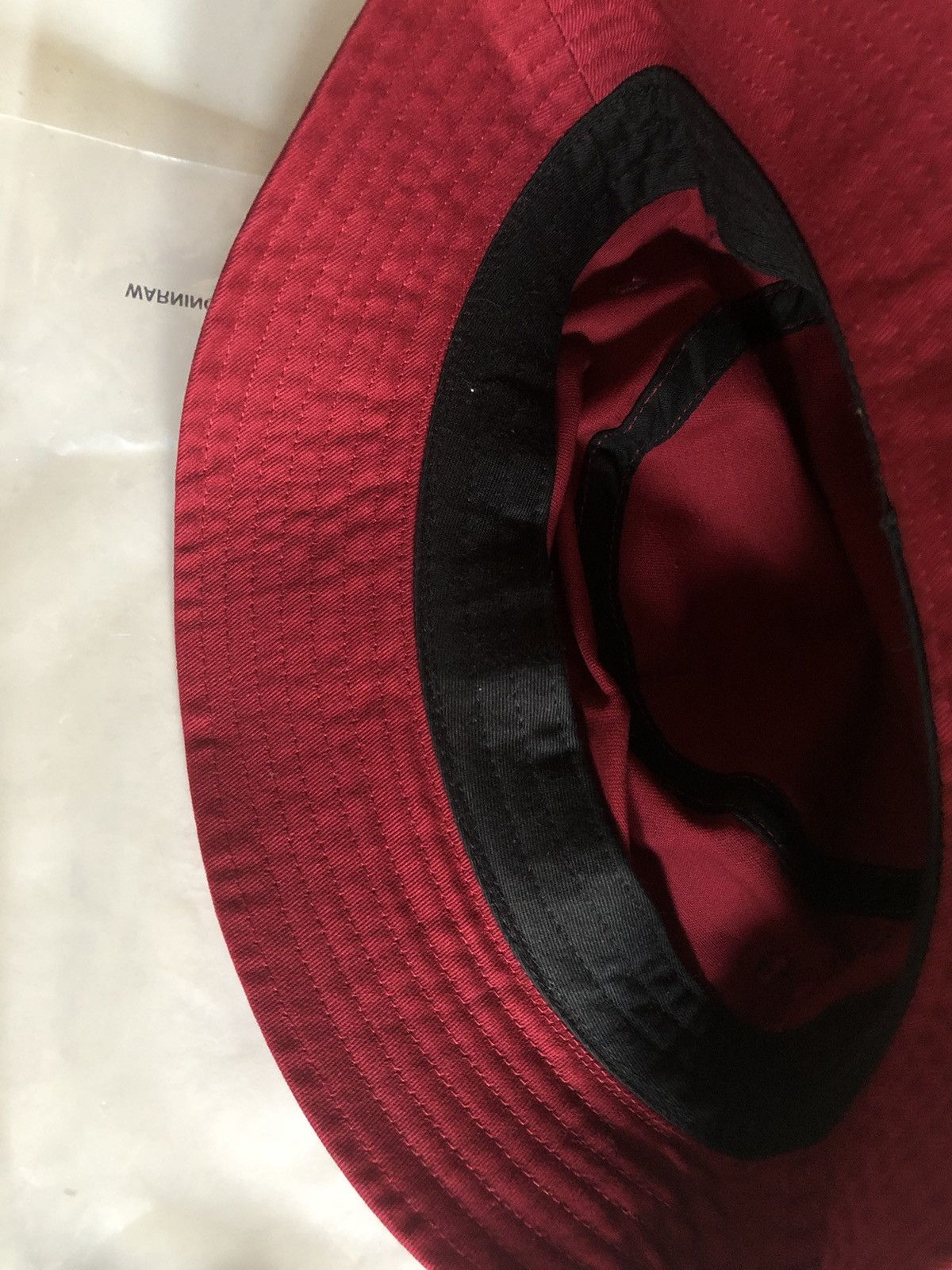 Aime Leon Dore ALD Fw20 Vintage Bucket hat small medium Red Size ONE SIZE - 5 Thumbnail