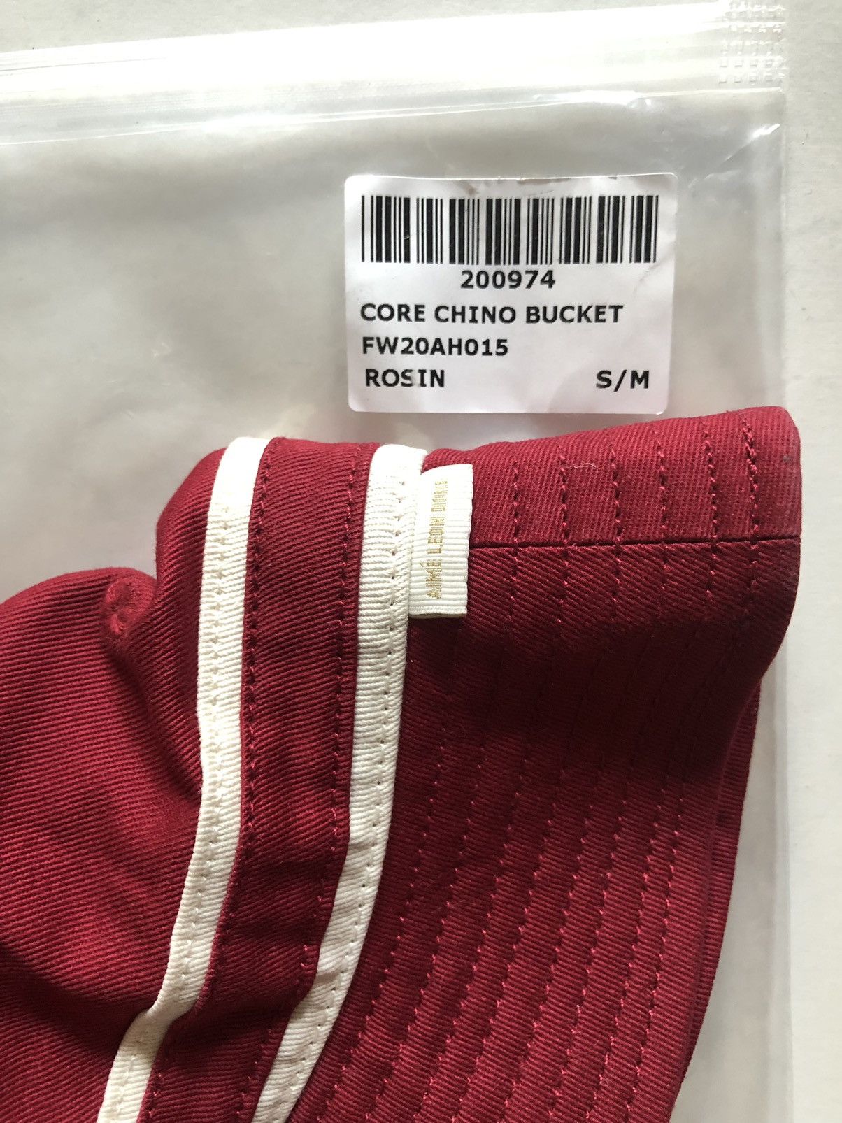 Aime Leon Dore ALD Fw20 Vintage Bucket hat small medium Red Size ONE SIZE - 2 Thumbnail