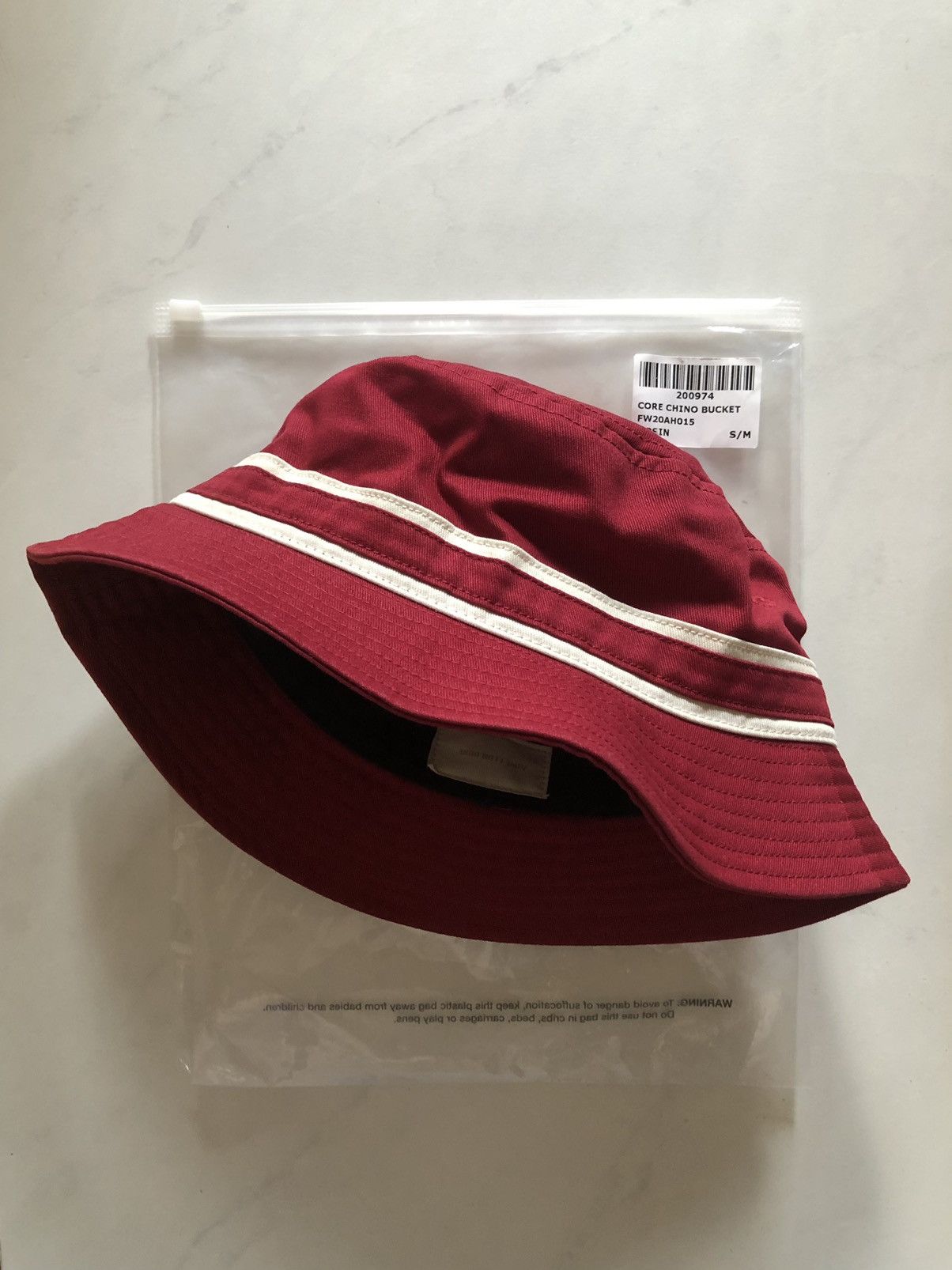 Aime Leon Dore ALD Fw20 Vintage Bucket hat small medium Red Size ONE SIZE - 4 Thumbnail
