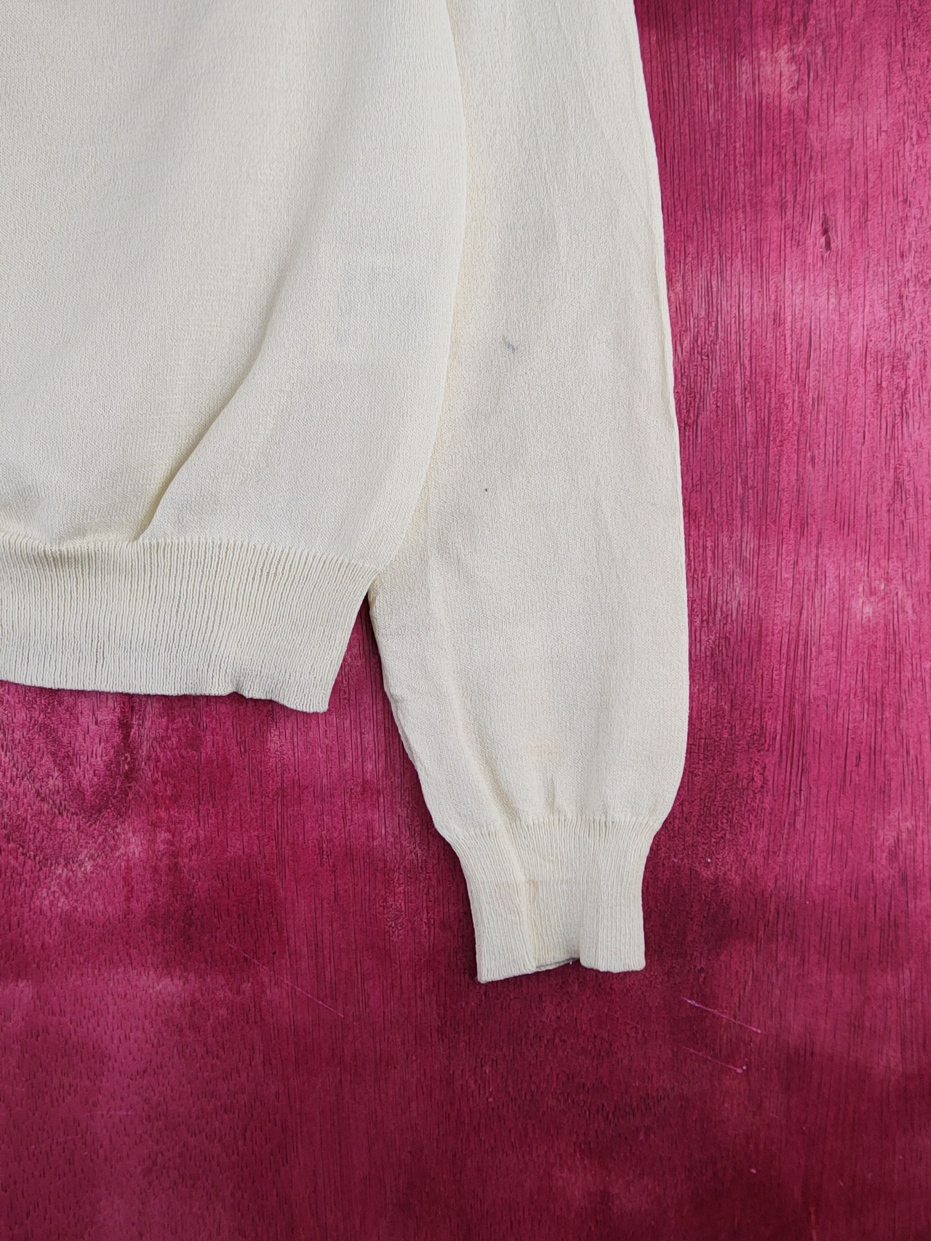 Japanese Brand Misch Masch Yellow Knitwear Cardigan #S1096 Size S / US 4 / IT 40 - 6 Thumbnail