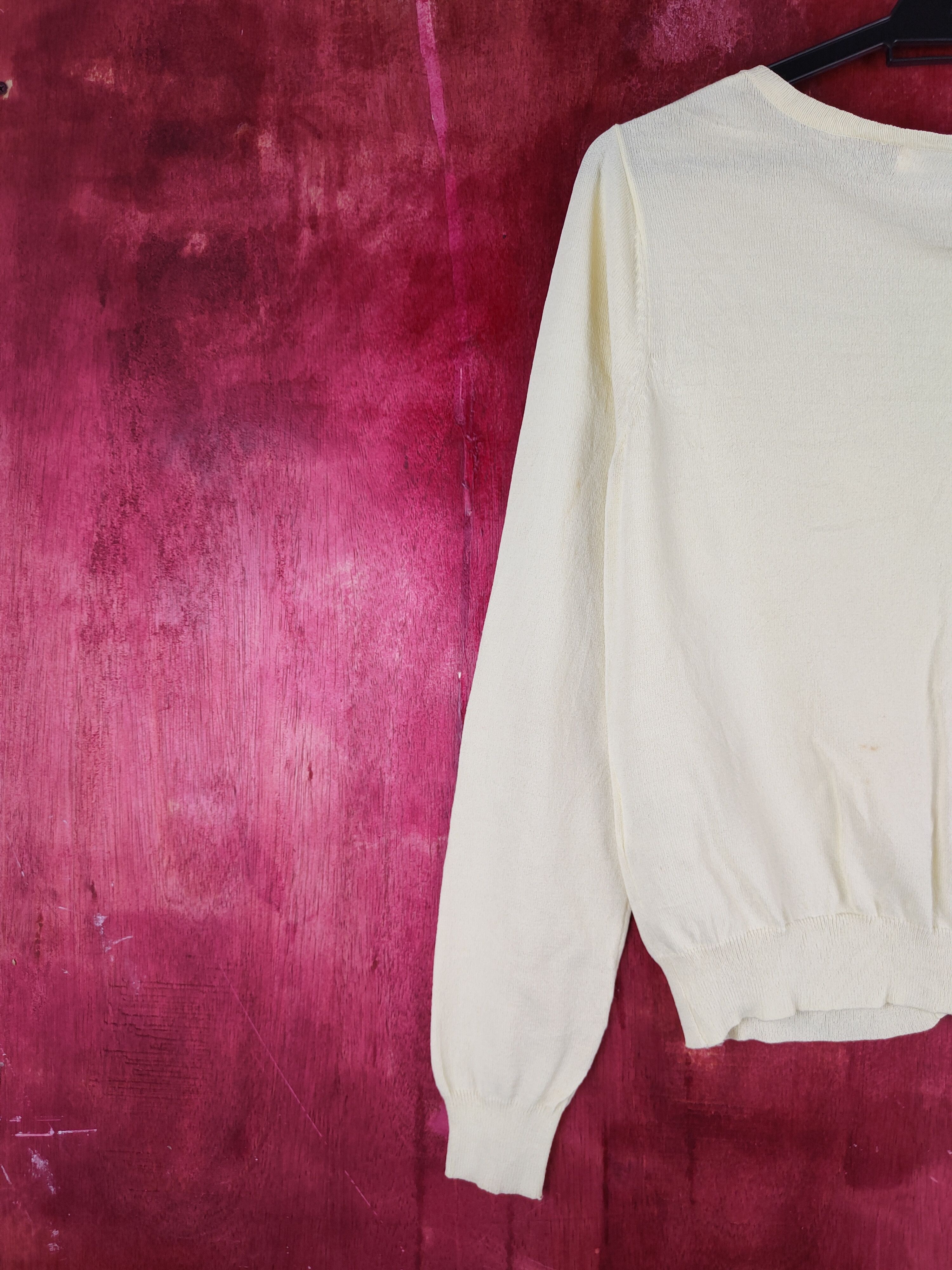 Japanese Brand Misch Masch Yellow Knitwear Cardigan #S1096 Size S / US 4 / IT 40 - 8 Thumbnail
