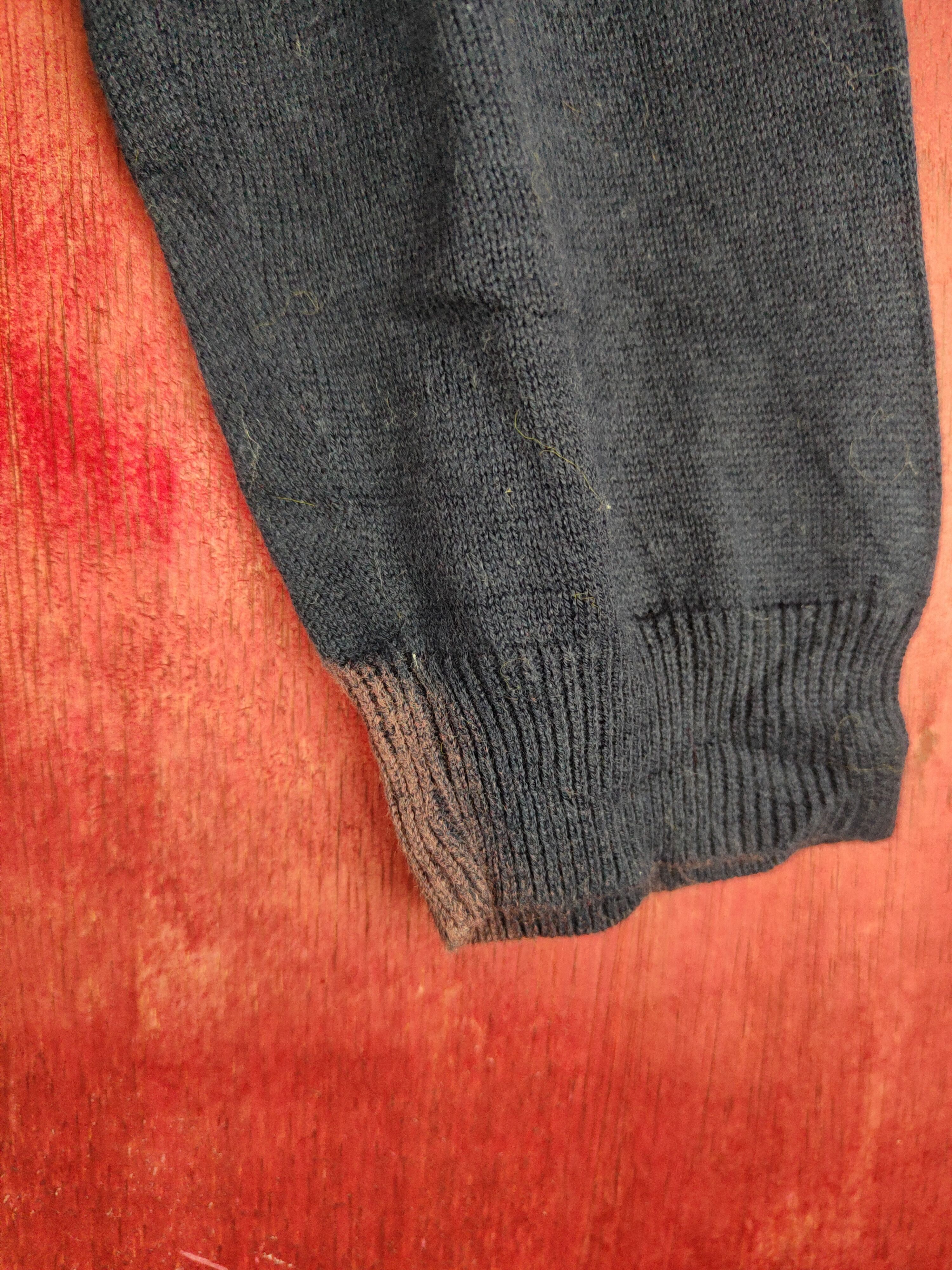 Japanese Brand Japanese Brand Navy Stripe Knitwear Cardigan #S1097 Size M / US 6-8 / IT 42-44 - 8 Thumbnail