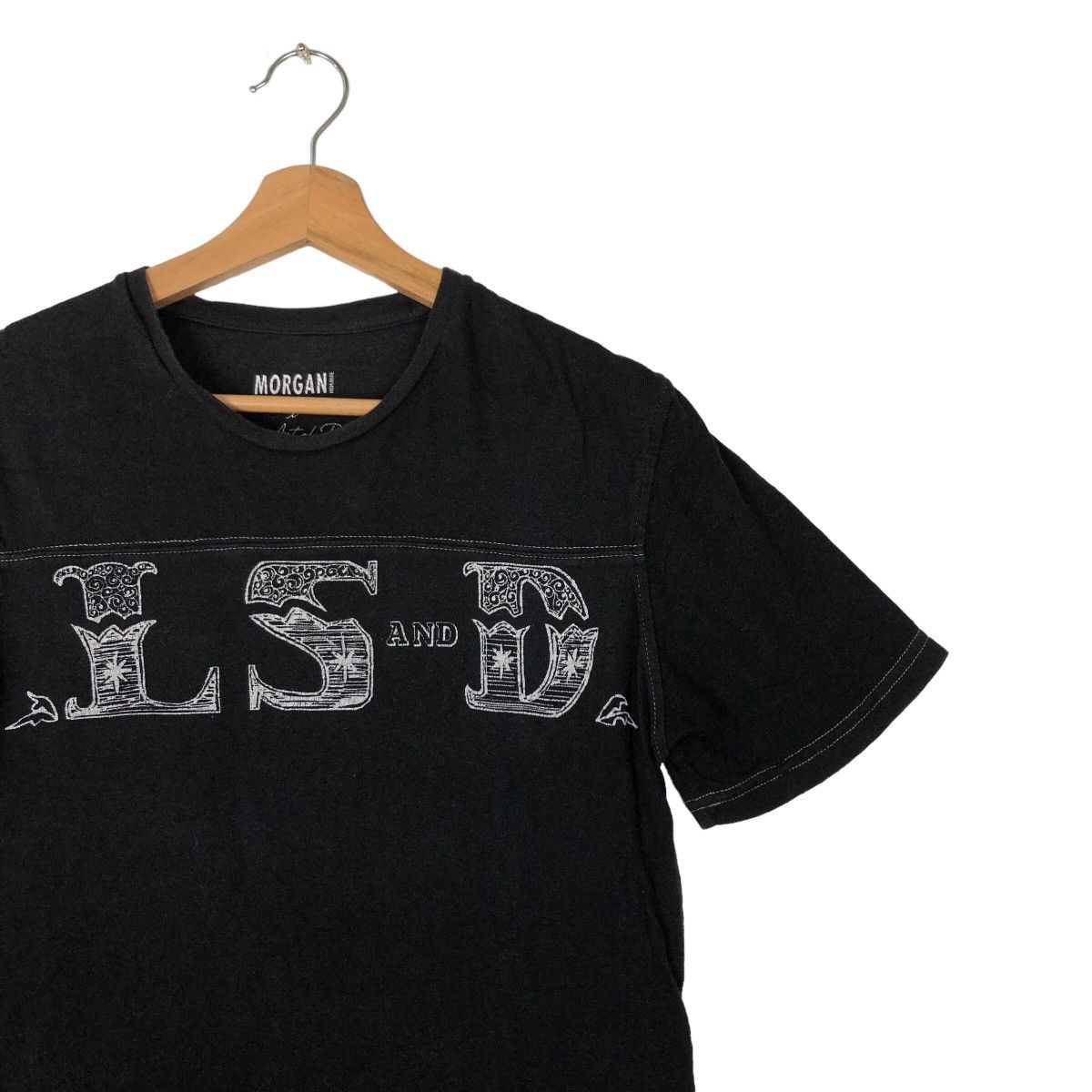Japanese Brand 🔥90’s Vintage Morgan Homme T-Shirt Big Logo Spell Out Size US M / EU 48-50 / 2 - 5 Thumbnail