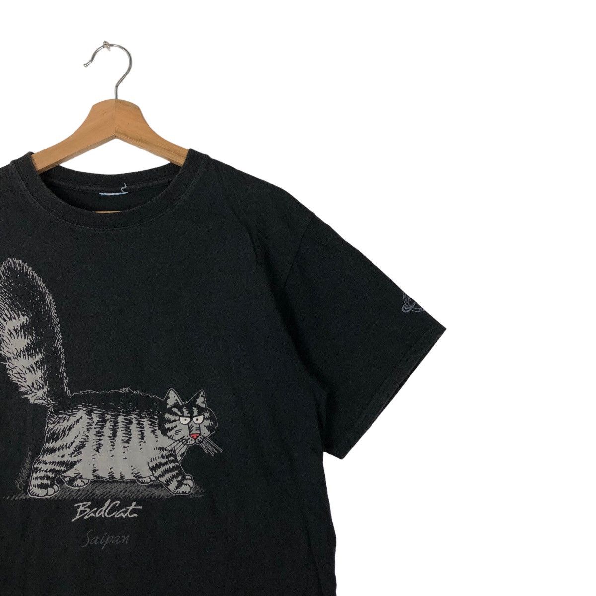 Japanese Brand 🔥90’s Vintage Badcat Saipan Fat Cat Tee Big Logo Size US M / EU 48-50 / 2 - 5 Thumbnail