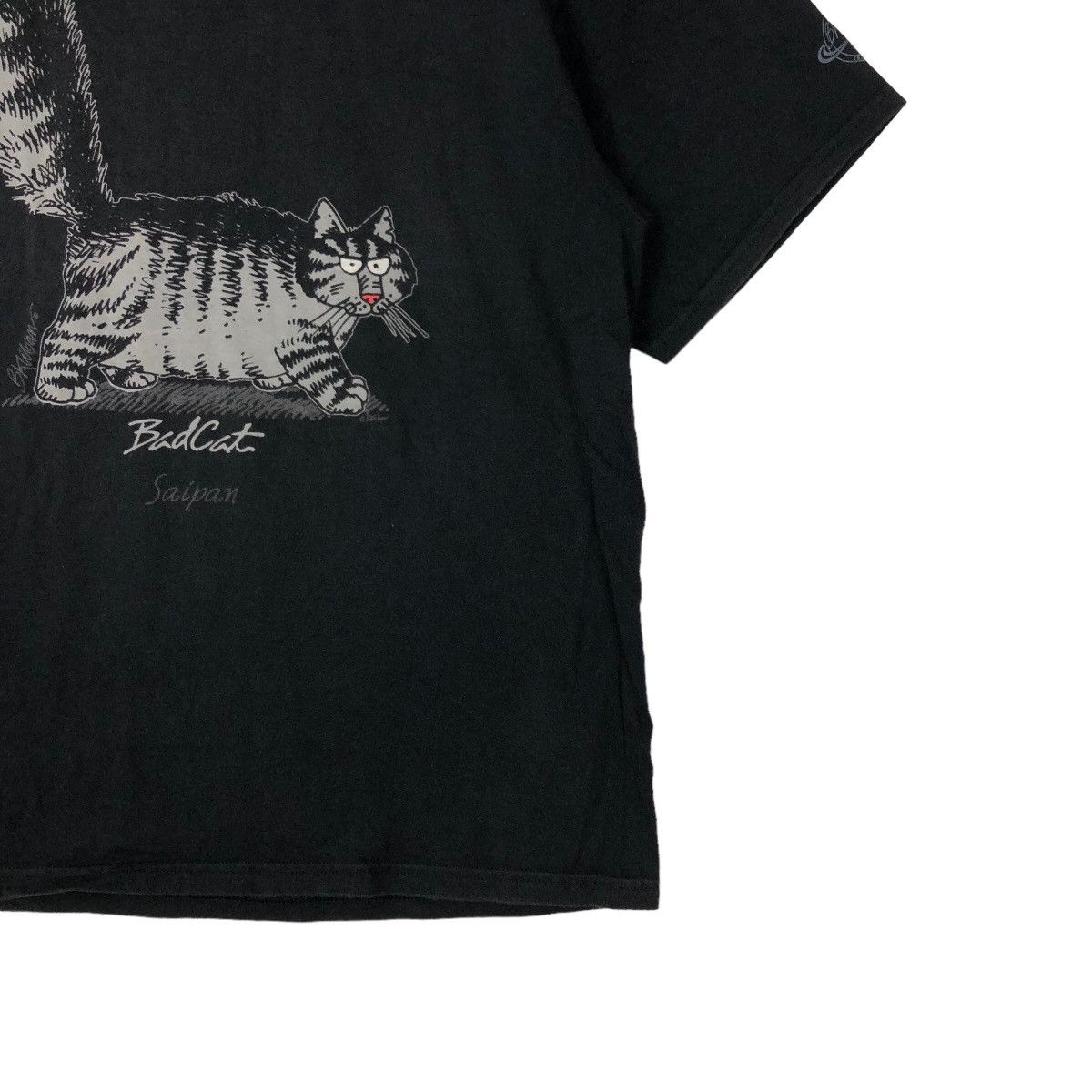 Japanese Brand 🔥90’s Vintage Badcat Saipan Fat Cat Tee Big Logo Size US M / EU 48-50 / 2 - 4 Thumbnail