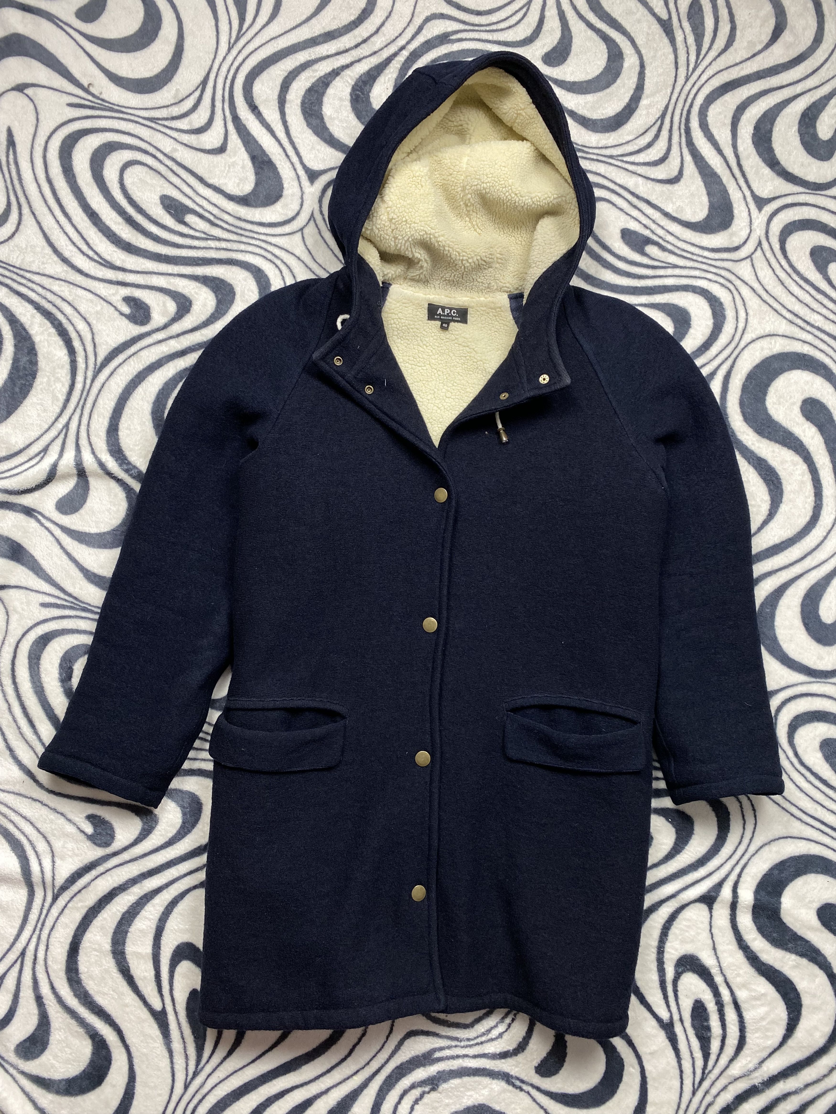 A.P.C. A.P.C. Rue Madame Paris Vintage Womens Wool Coat Ladies Size M / US 6-8 / IT 42-44 - 1 Thumbnail