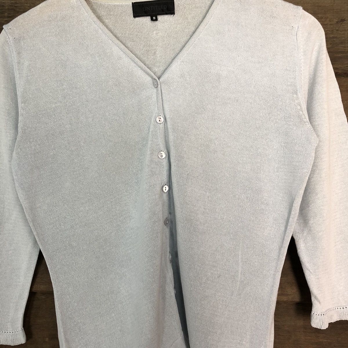 Untitled&Co Untitled Blue Patterned Cardigans #7283 Size S / US 4 / IT 40 - 5 Thumbnail