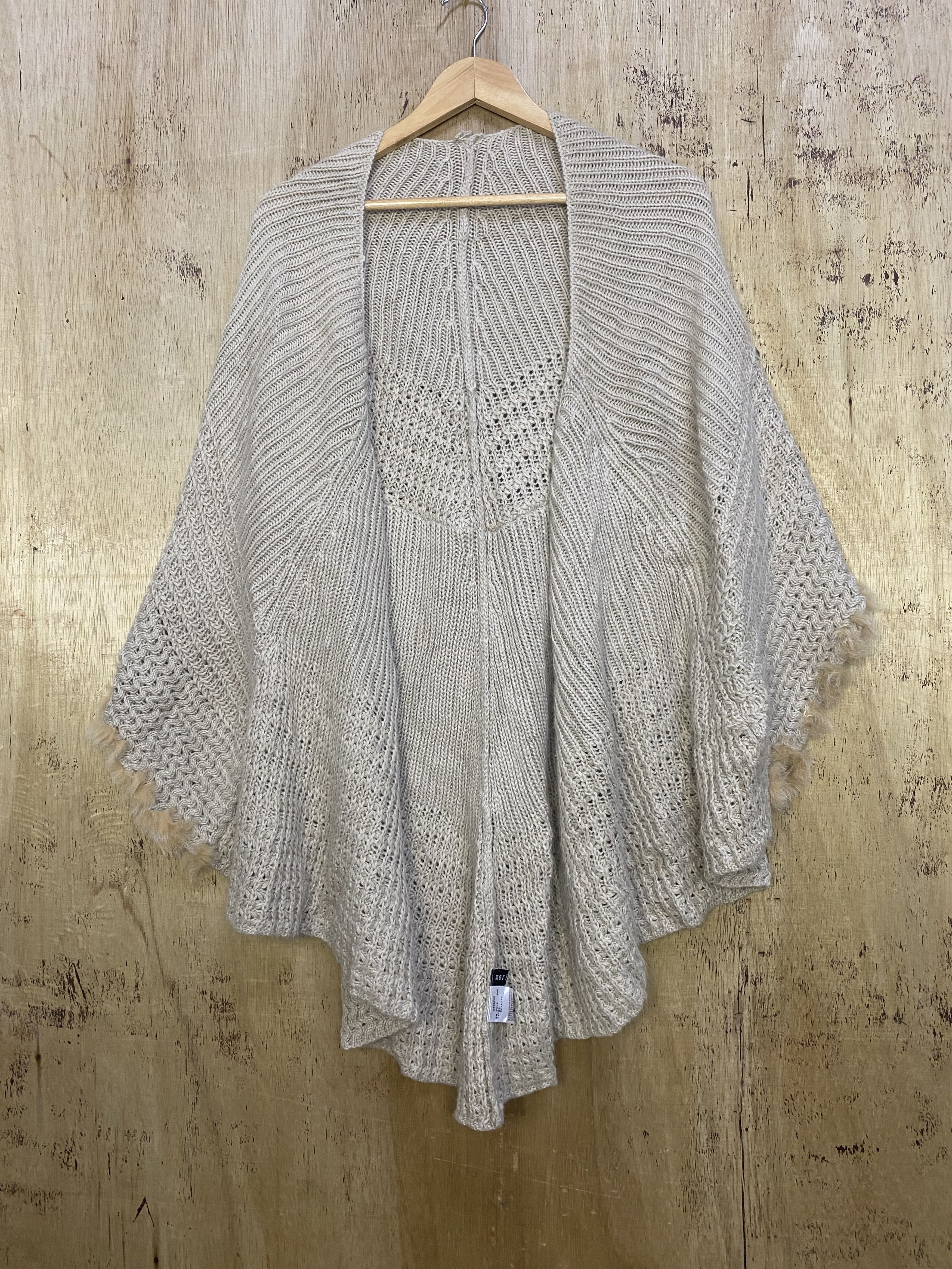 Aran Isles Knitwear Mariposo Fleece Open UnButton Crochet Knit Cardigan #4362 Size ONE SIZE - 1 Thumbnail