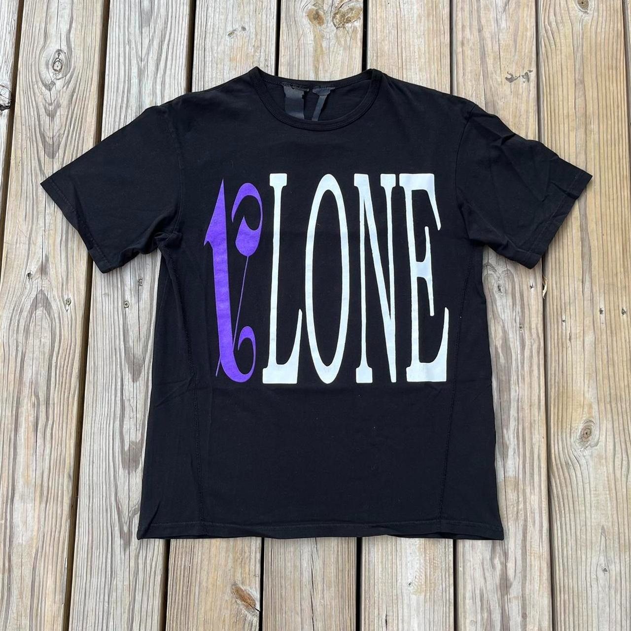 Palm Angels Vlone X Palm Angels T shirt Black/Purple Size US S / EU 44-46 / 1 - 1 Thumbnail