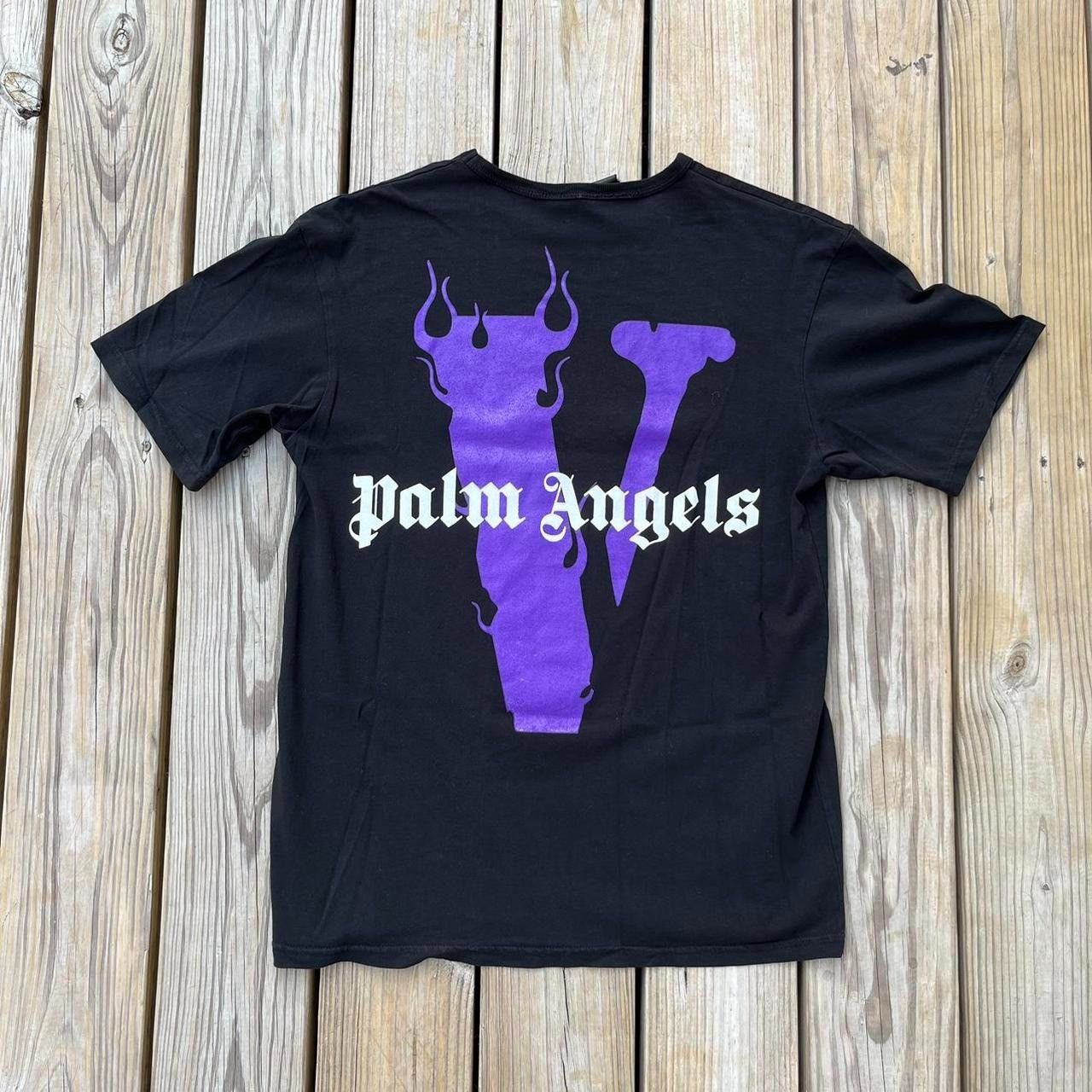 Palm Angels Vlone X Palm Angels T shirt Black/Purple Size US S / EU 44-46 / 1 - 2 Thumbnail