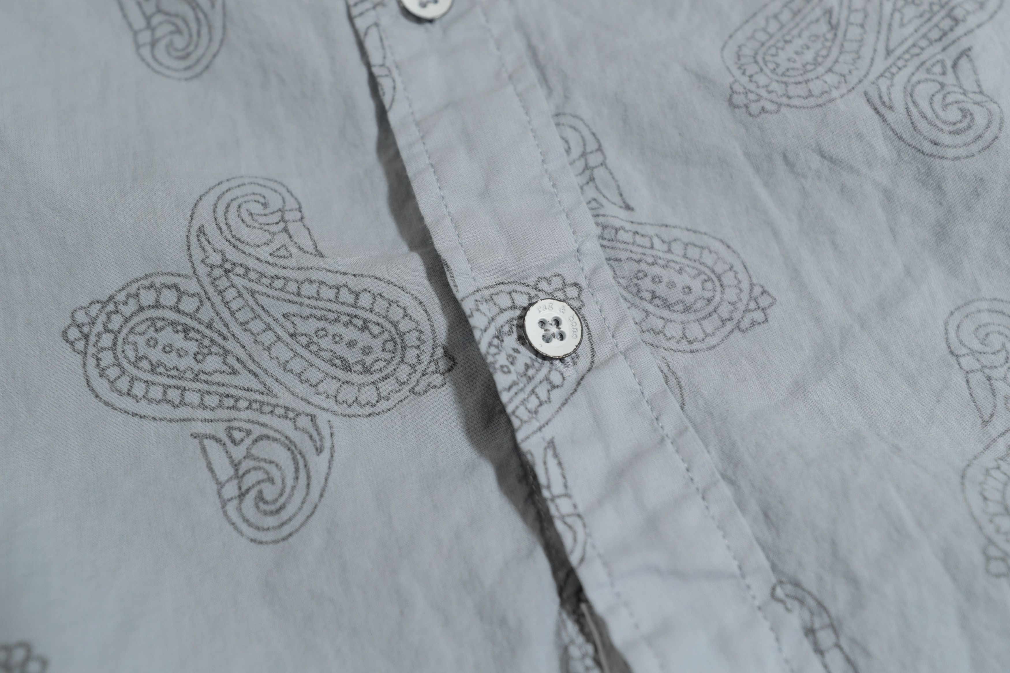Rag & Bone Rag & Bone Smith Button-down Shirt In Paisley (XL) Size US XL / EU 56 / 4 - 4 Thumbnail