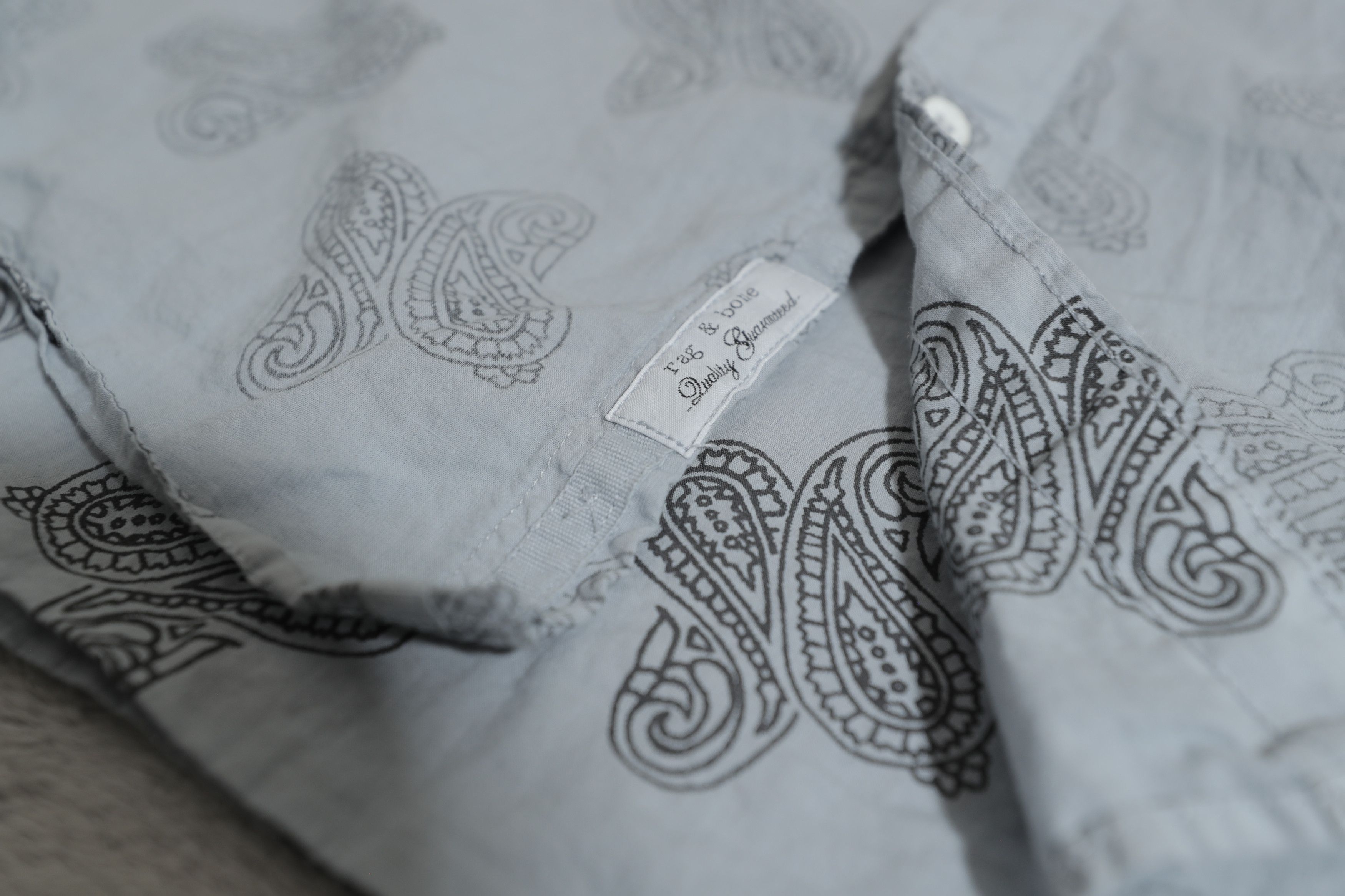 Rag & Bone Rag & Bone Smith Button-down Shirt In Paisley (XL) Size US XL / EU 56 / 4 - 5 Thumbnail