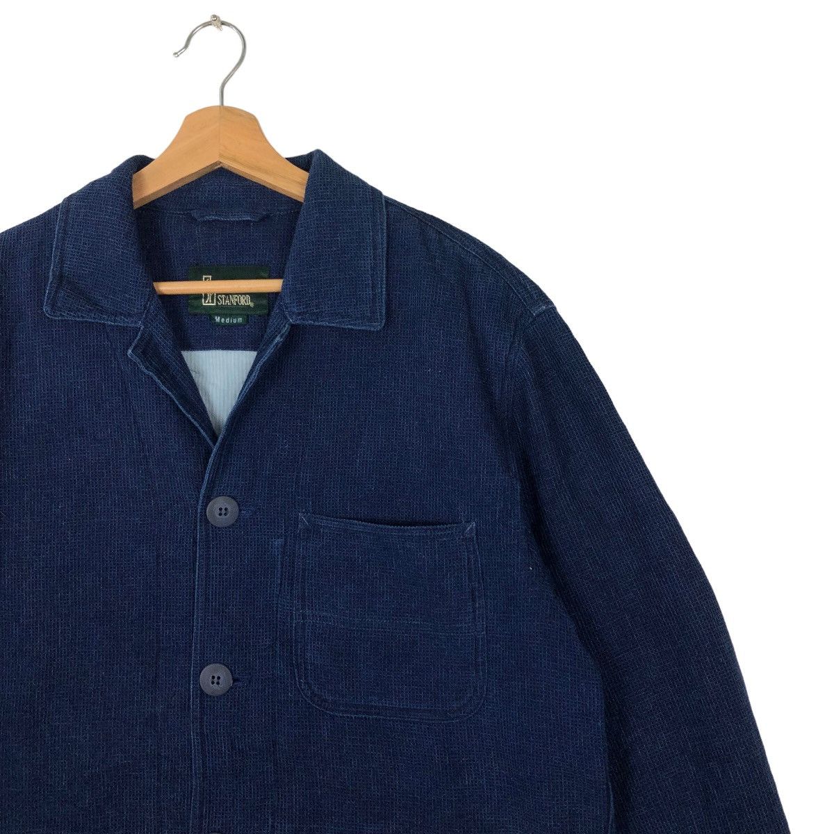 🔥RARE STANFORD JAPAN BLUE BLUE INSPIRE DESIGN CHORE JACKET