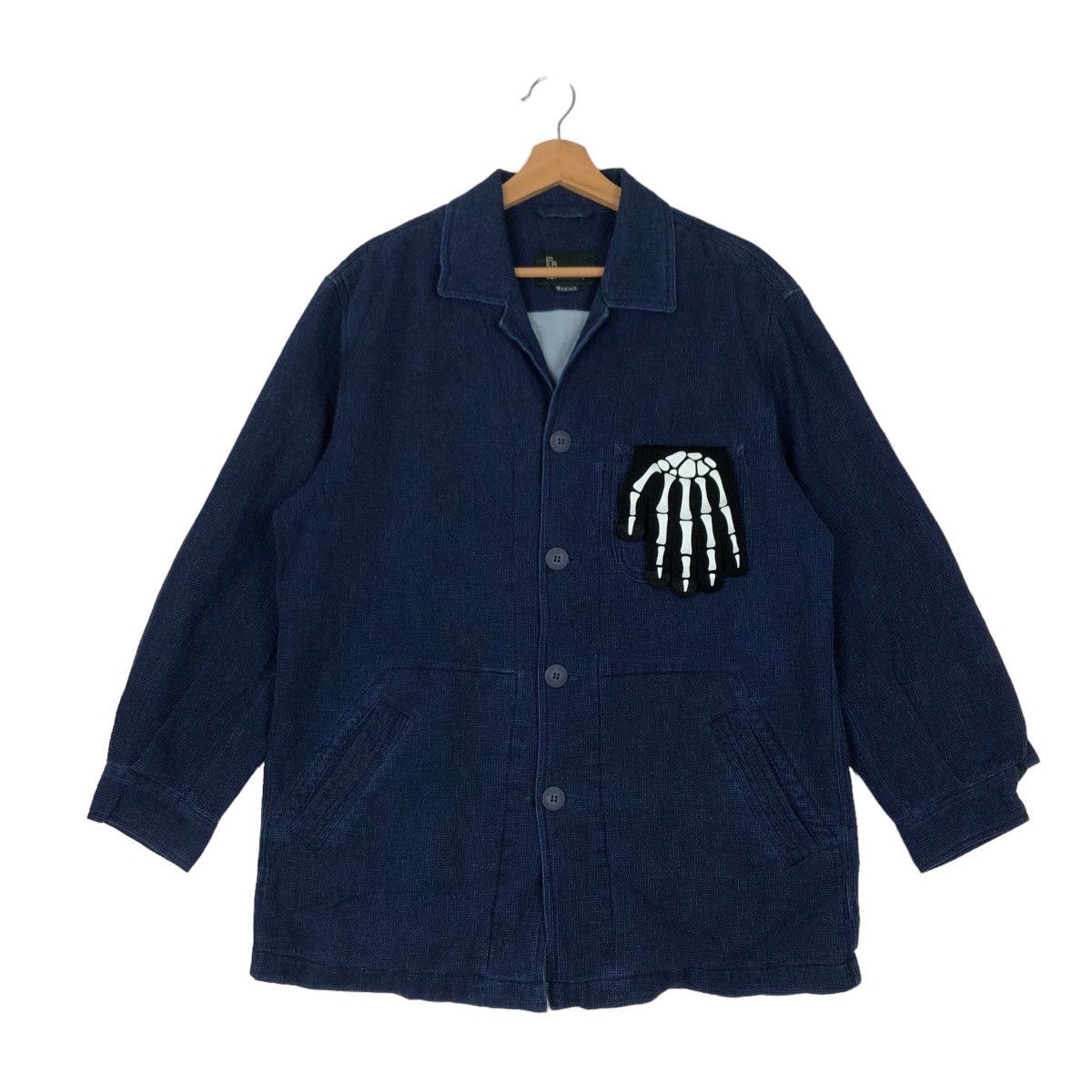 🔥RARE STANFORD JAPAN BLUE BLUE INSPIRE DESIGN CHORE JACKET