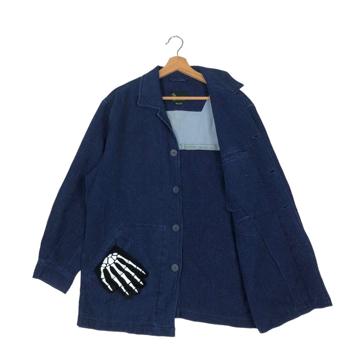 🔥RARE STANFORD JAPAN BLUE BLUE INSPIRE DESIGN CHORE JACKET
