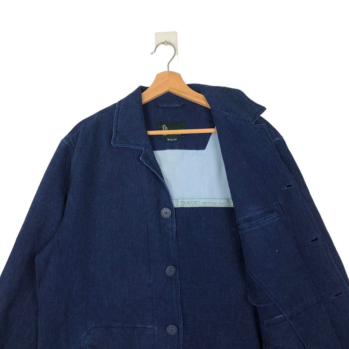 🔥RARE STANFORD JAPAN BLUE BLUE INSPIRE DESIGN CHORE JACKET