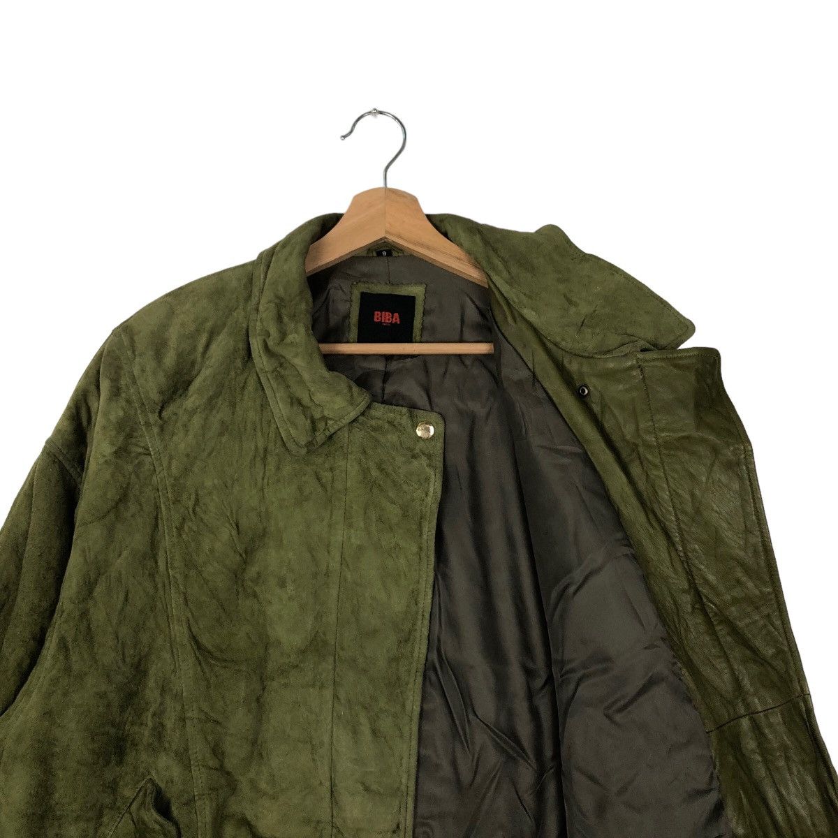 Japanese Brand 🔥VINTAGE RIOT RIOT LEATHER BOMBER JACKET BIBA PARIS Size US M / EU 48-50 / 2 - 9 Thumbnail