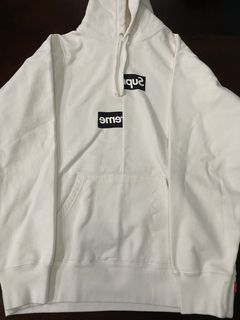 Comme des Garcons Supreme Split Box Logo Hoodie