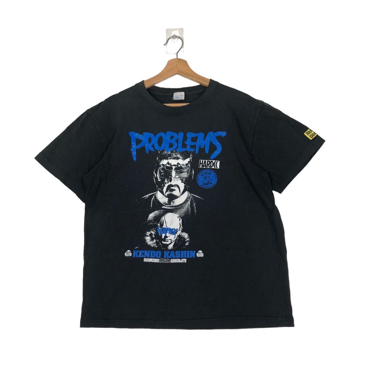Japanese Brand 🔥RARE PUNK DESIGN TEE HARDCORE CHOCOLATE KENDO KASHIN JAPAN Size US L / EU 52-54 / 3 - 1 Thumbnail