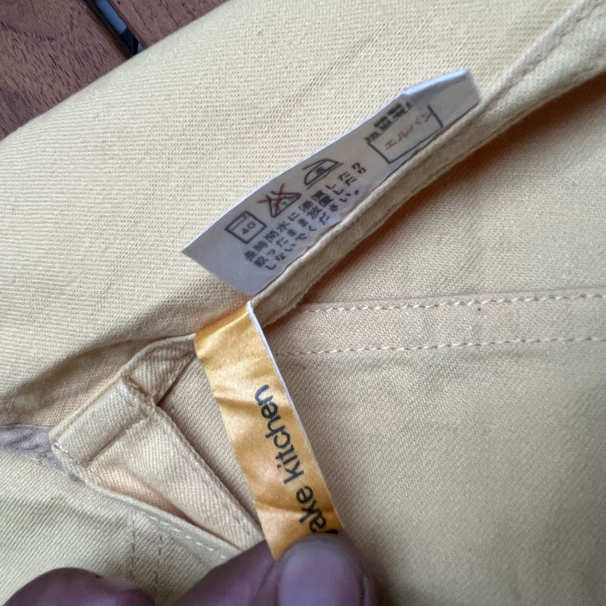 Issey Miyake Vintage Issey Miyake Kitchen Apron Yellow Size L / US 10 / IT 46 - 3 Thumbnail