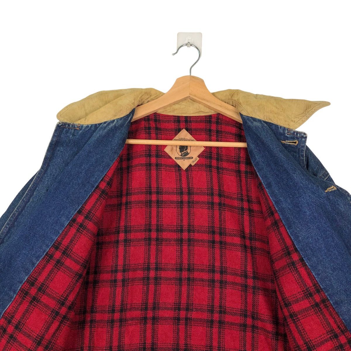 Japanese Brand 🔥90’s RARE CHORE WORK DENIM JACKET RUFF-HEWN USA Size US S / EU 44-46 / 1 - 10 Thumbnail