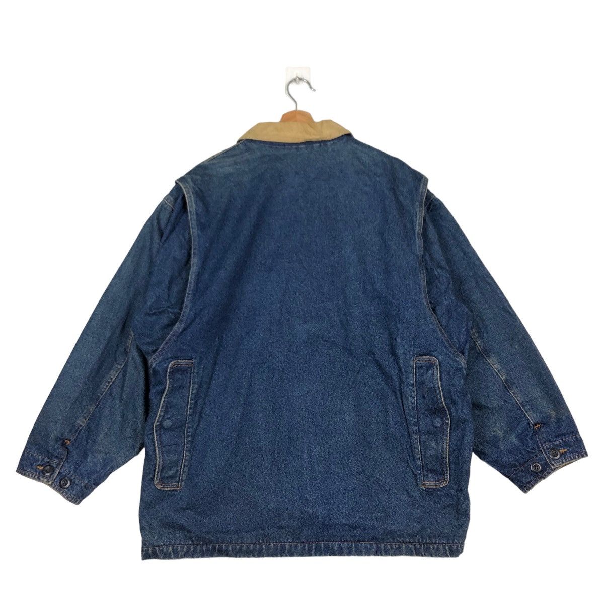 Japanese Brand 🔥90’s RARE CHORE WORK DENIM JACKET RUFF-HEWN USA Size US S / EU 44-46 / 1 - 7 Thumbnail