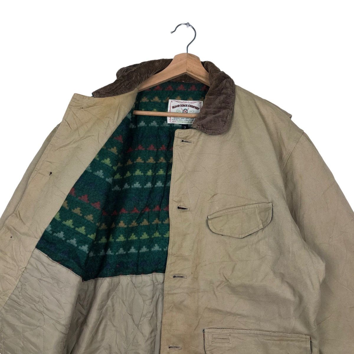 Japanese Brand 🔥90s DETROIT DUCK CANVAS CHORE JACKET STONE AND TIMBER RARE Size US M / EU 48-50 / 2 - 9 Thumbnail