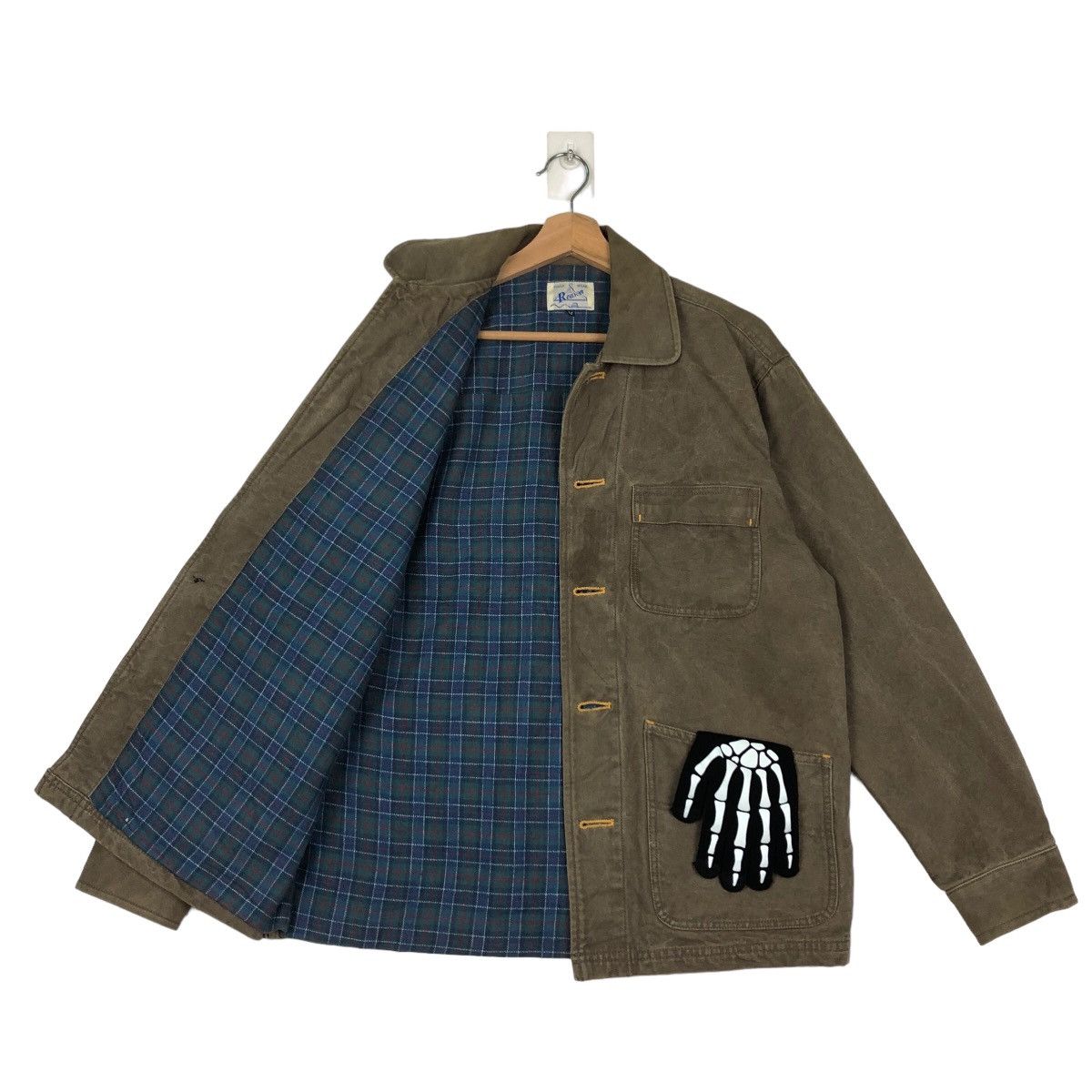 Japanese Brand 🔥90’s HIKORY CHORE JACKET WORK REASON BY ISSEY MIYAKE Size US M / EU 48-50 / 2 - 8 Thumbnail